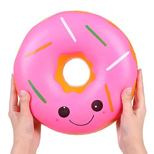 Jumbo Donut Squishy Toy - Kawaii Scented Stress Relief for Kids (B) - Party Favors & Decor