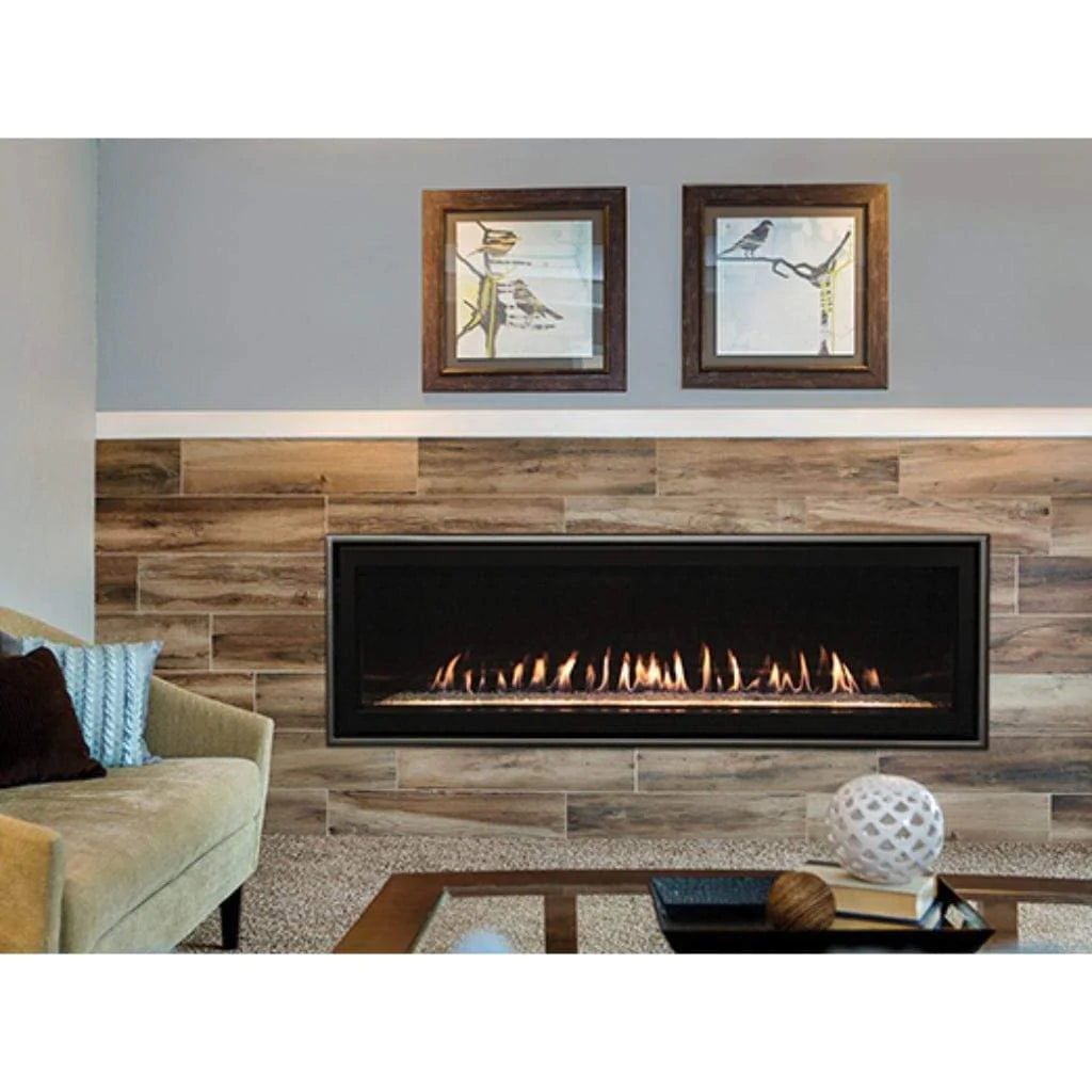 Empire Comfort Systems DVLL60BP90N 60-Inch Direct Vent Linear Contemporary Gas Fireplace - Modern Heating for Living Rooms & Bedrooms