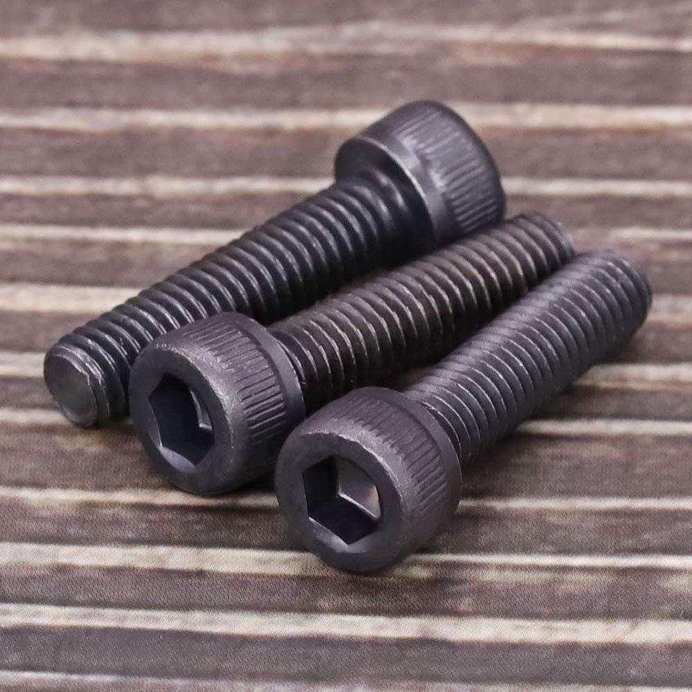 12.9 Grade Black Oxide Socket Head Cap Screws - 10 PCS for Machinery & Automotive