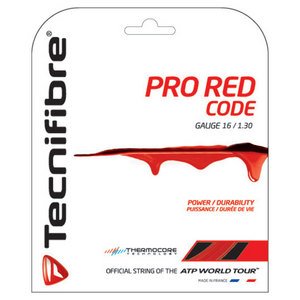 Tecnifibre Pro Redcode Tennis String Set - 16G High Performance Polyester String for Spin & Control | Perfect for Competitive Play & Tournament Matches