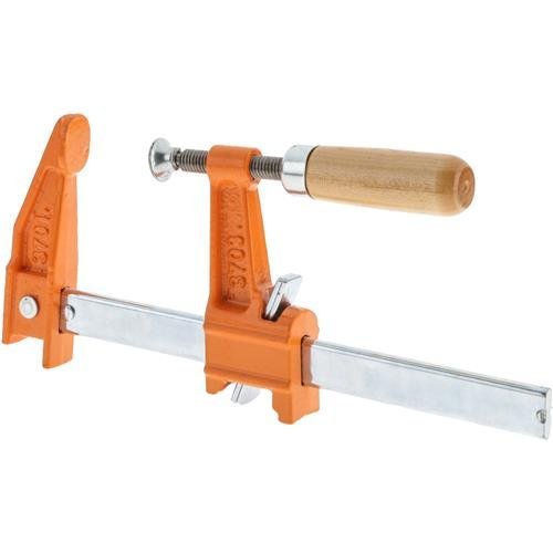 Jorgensen 3706 6-Inch Steel Bar Clamp - Heavy Duty Woodworking Clamp for Carpentry, DIY Projects, and Furniture Making - Perfect for Woodworking, Cabinet Assembly, and Home Repair