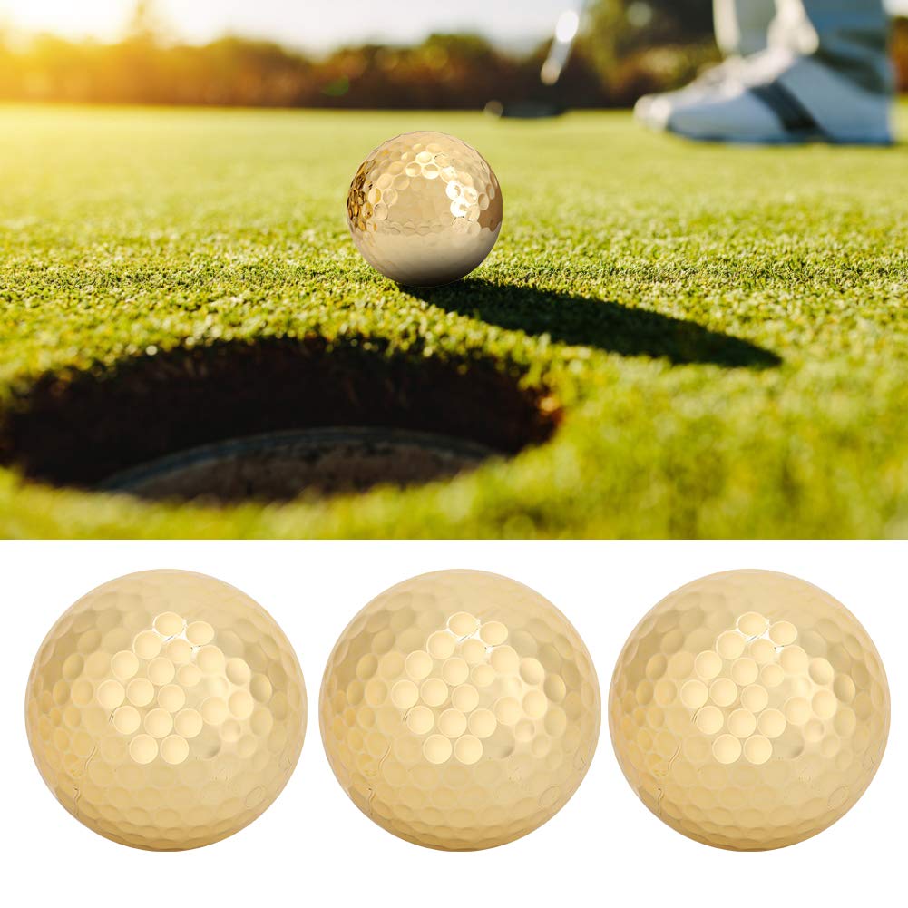 Premium Double Layer Gold Plated Sports Balls - High Resilience Training Balls for Baseball, Basketball & Football Practice | Perfect Gift for Athletes & Coaches | Ideal for Gym, Backyard & Team Training