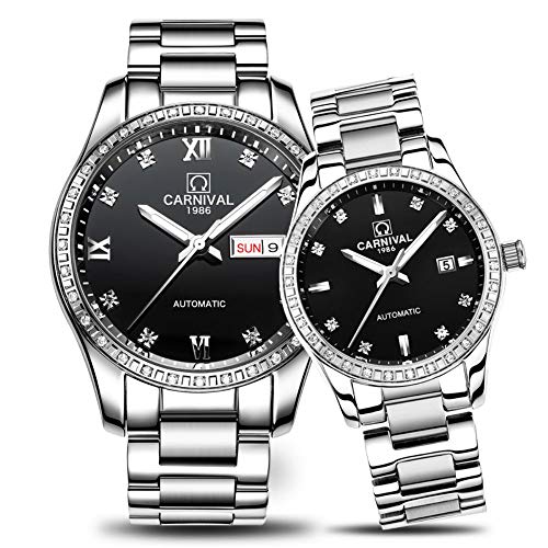 Silver Black Dial