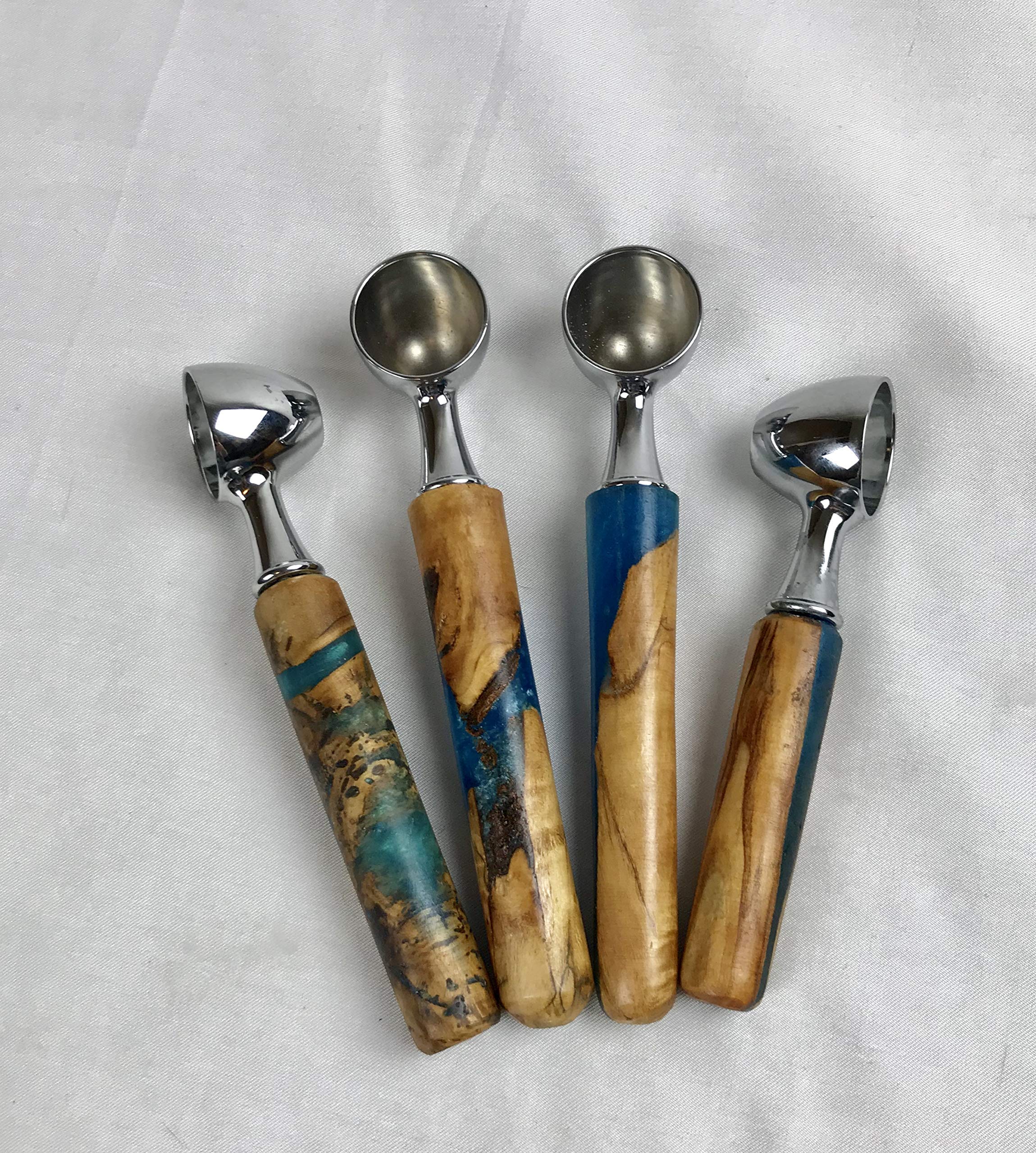 Premium Handcrafted Wooden Coffee Scoop - Perfect for Measuring Coffee Grounds, Tea, and Spices - Ideal for Coffee Lovers, Baristas, and Home Brewing