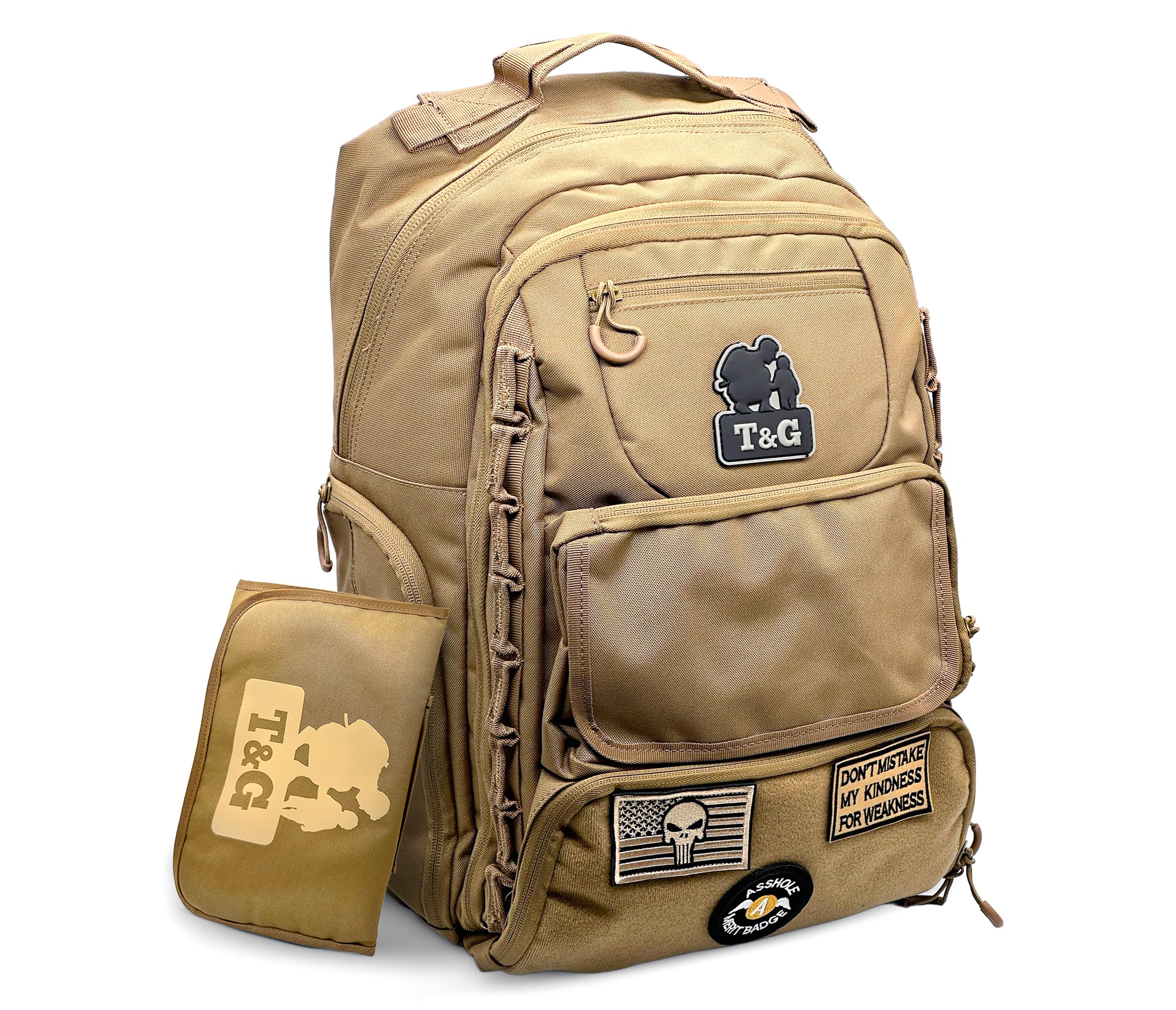 Premium Men's Diaper Backpack - 3-in-1 Multifunctional Baby Bag for Dads | Toddler Essentials Organizer for Travel, Outings & Daily Use