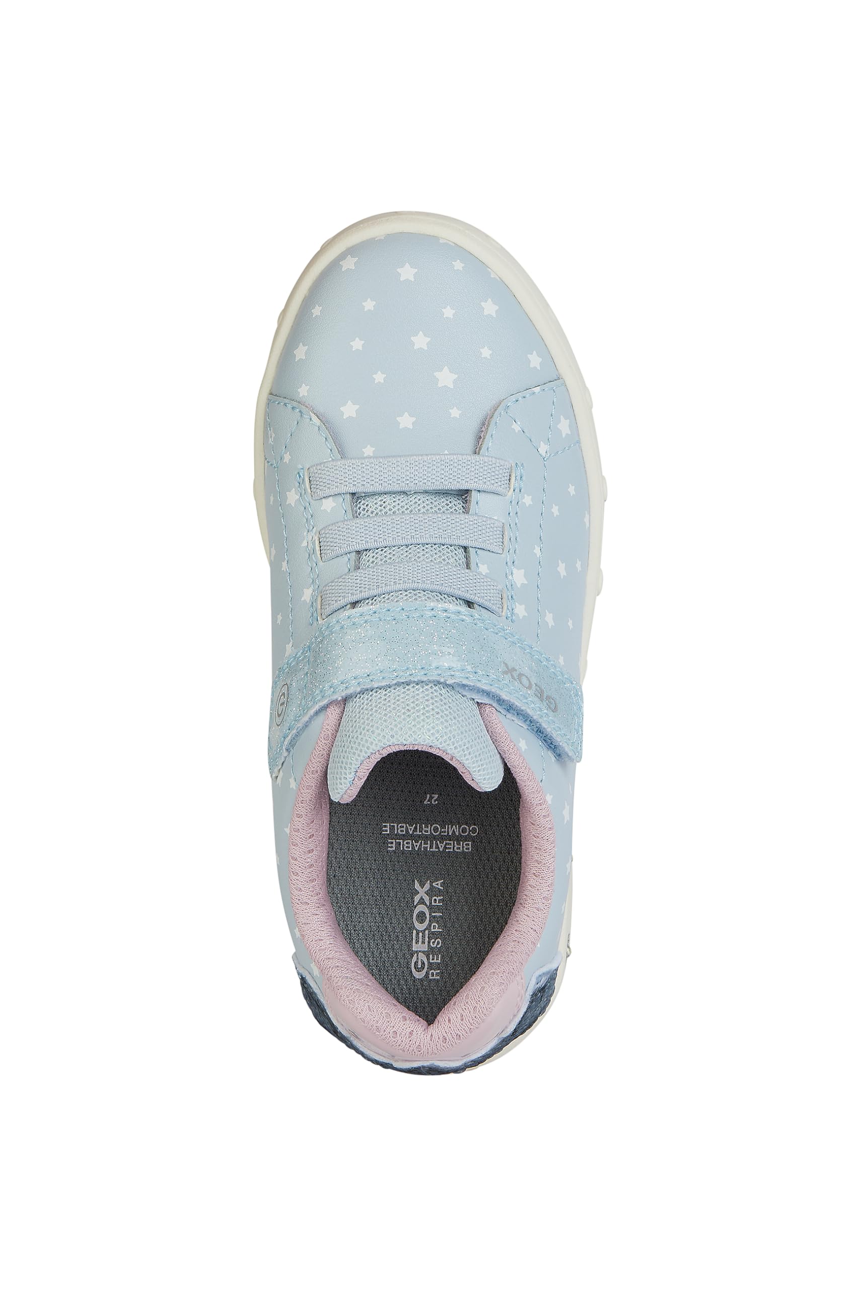 Geox Girl Skylin Light-Up Sneakers for Kids - LED Light Up Shoes for Girls, Comfortable & Stylish - Perfect for School, Playground & Outdoor Activities