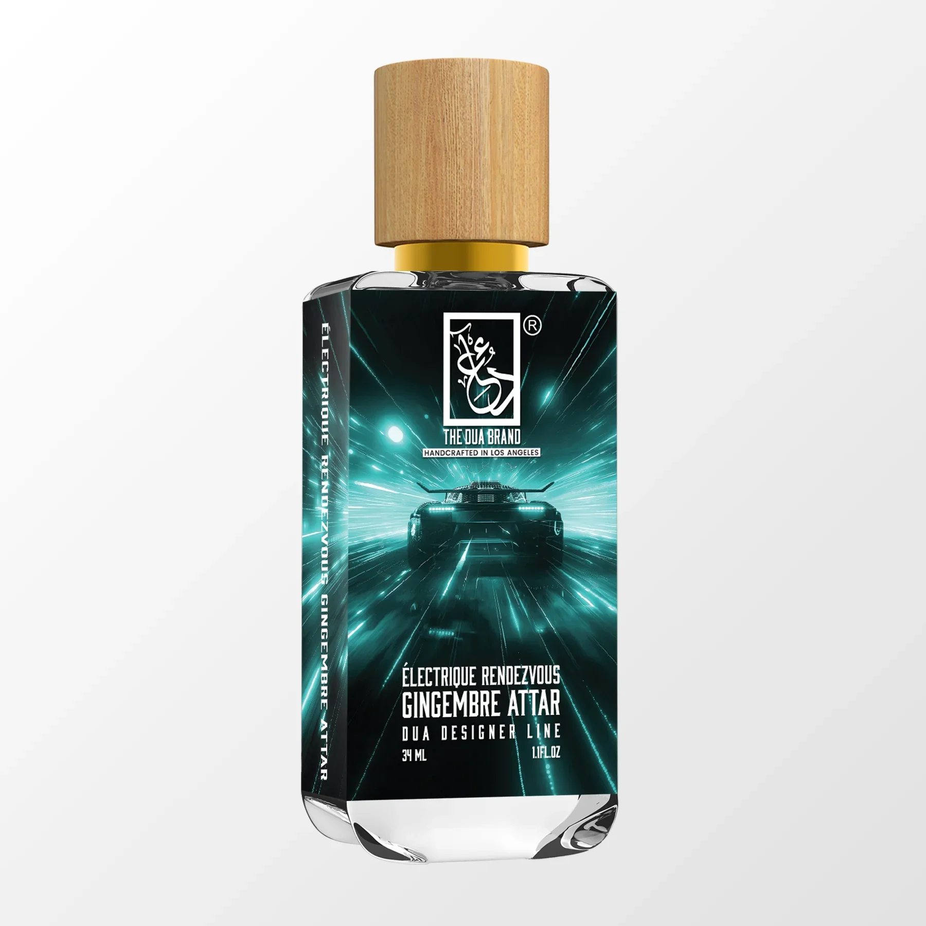 Electric Rendezvous Ginger Attar - Pure Essential Oil for Aromatherapy, Relaxation & Stress Relief - Perfect for Diffusers, Massage & Home Fragrance