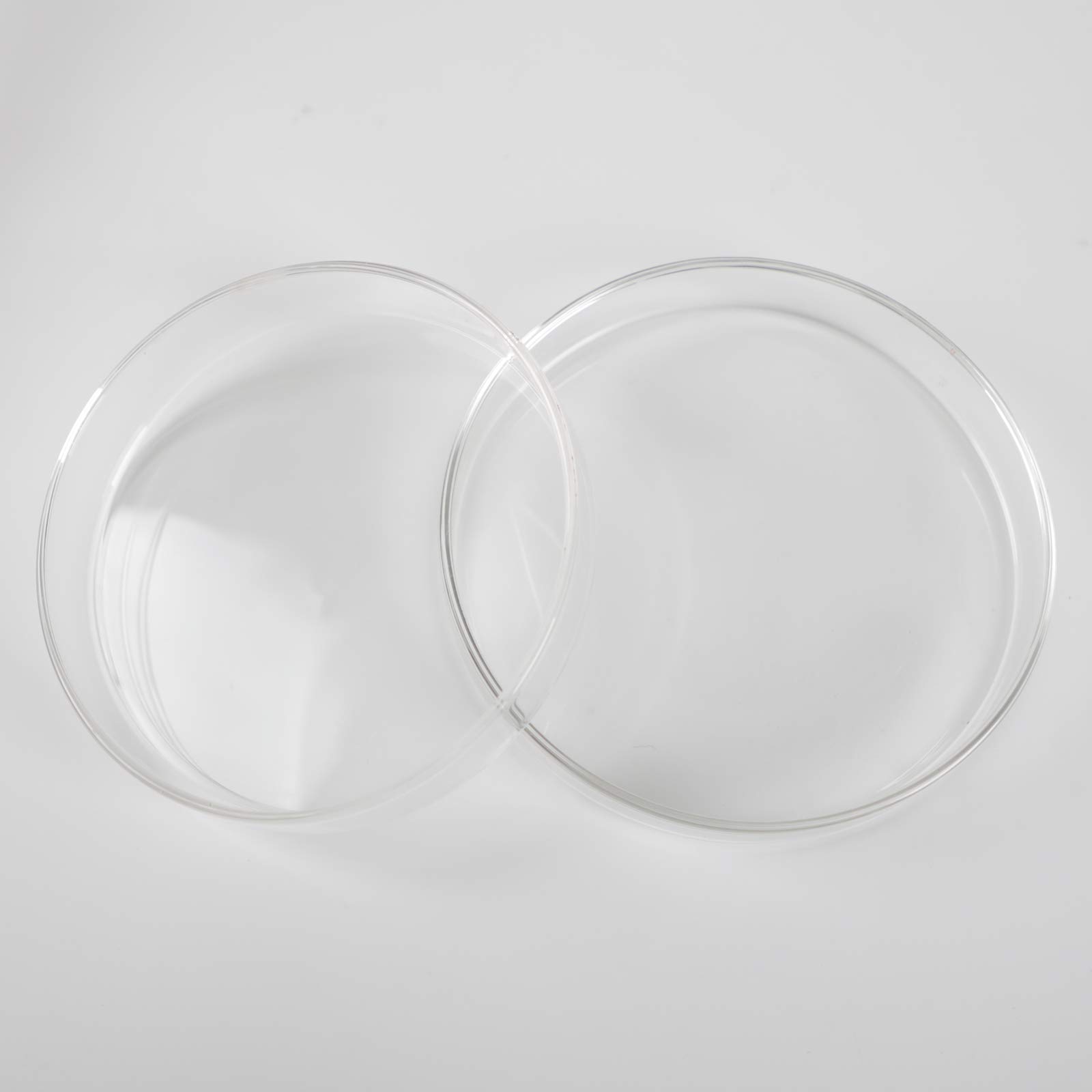 3.3 Borosilicate Glass Petri Dishes - 120mm OD, Pack of 10 - Lab-Grade Culture Plates for Microbiology, Cell Culture & Science Experiments