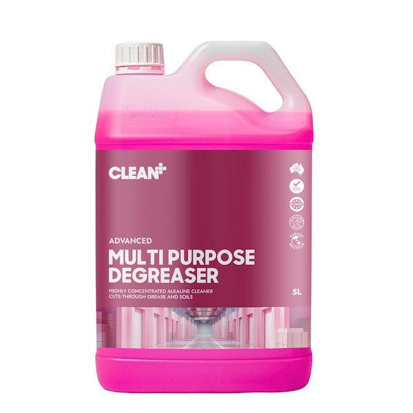 Clean Plus Multi-Purpose Degreaser - Heavy Duty All Surface Cleaner for Kitchen, Garage, Auto & Industrial Use - Removes Grease, Oil & Stains Effectively