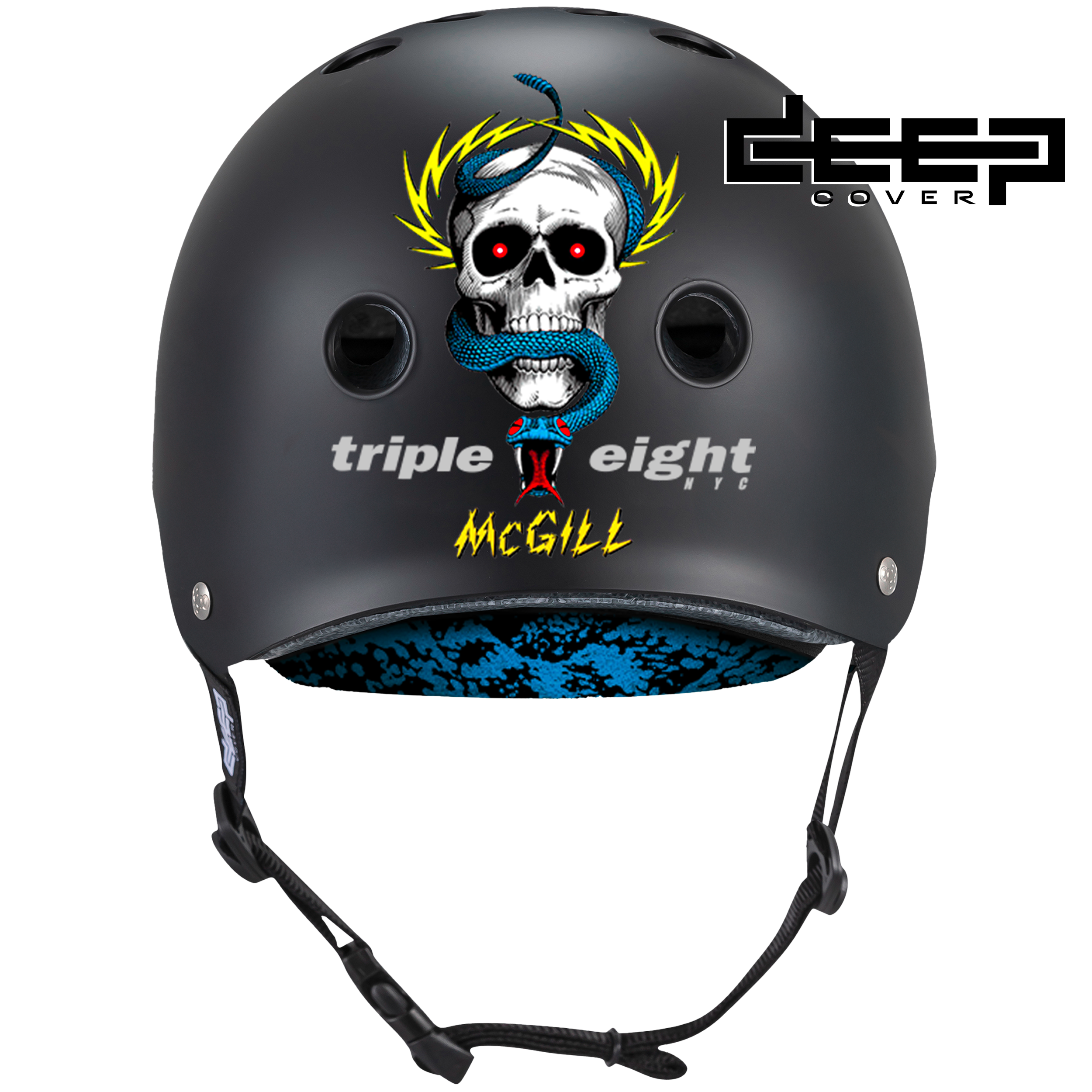 DEEP COVER Motorcycle Helmet - Full Face DOT Approved for Men & Women - Lightweight & Comfortable for Street Bike, Cruiser, and Commuting Rides