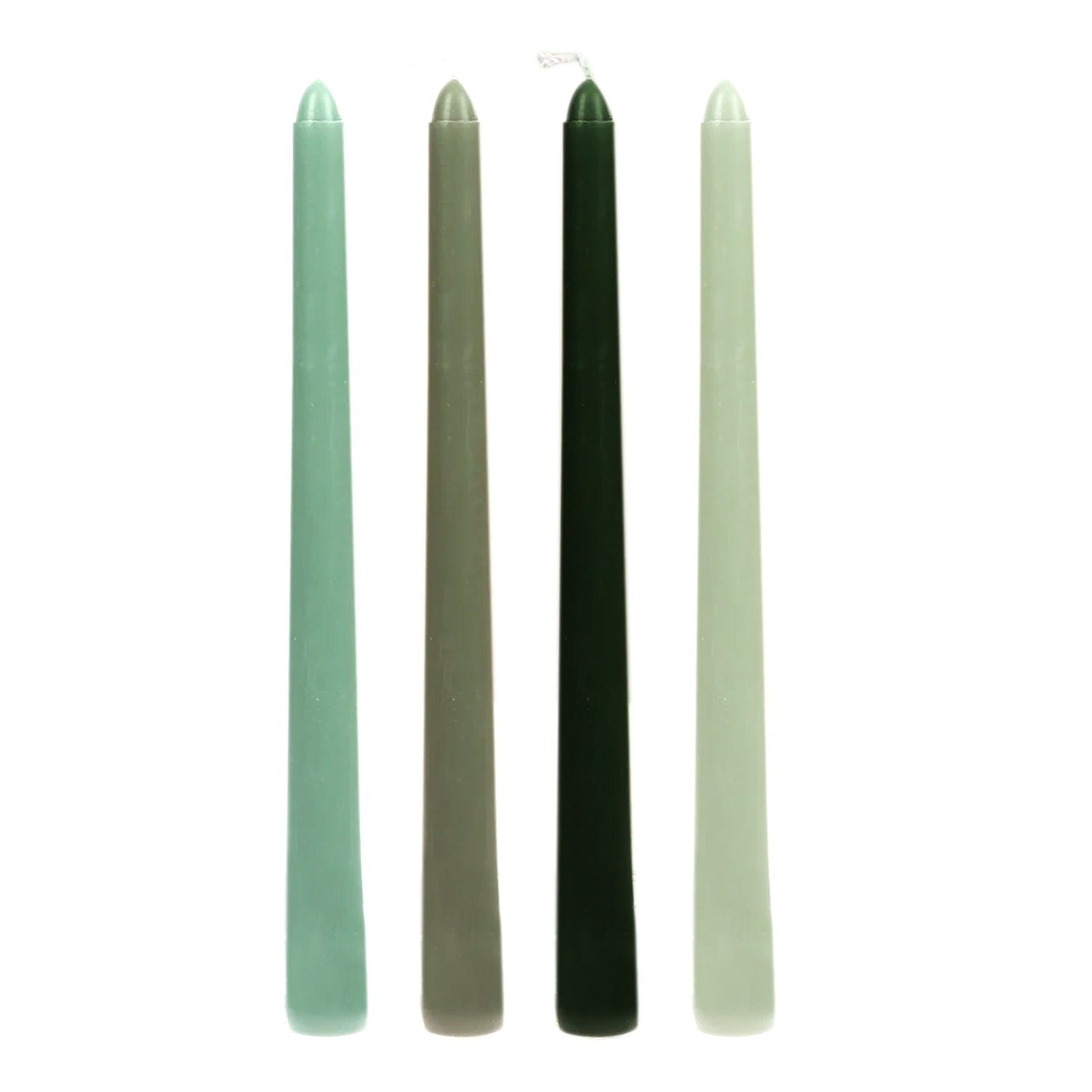 12-Pack Premium 10-Inch Taper Candles for Dining Table, Wedding Decor, and Romantic Ambiance - Long-Lasting Dripless Wax Candles for Home & Events