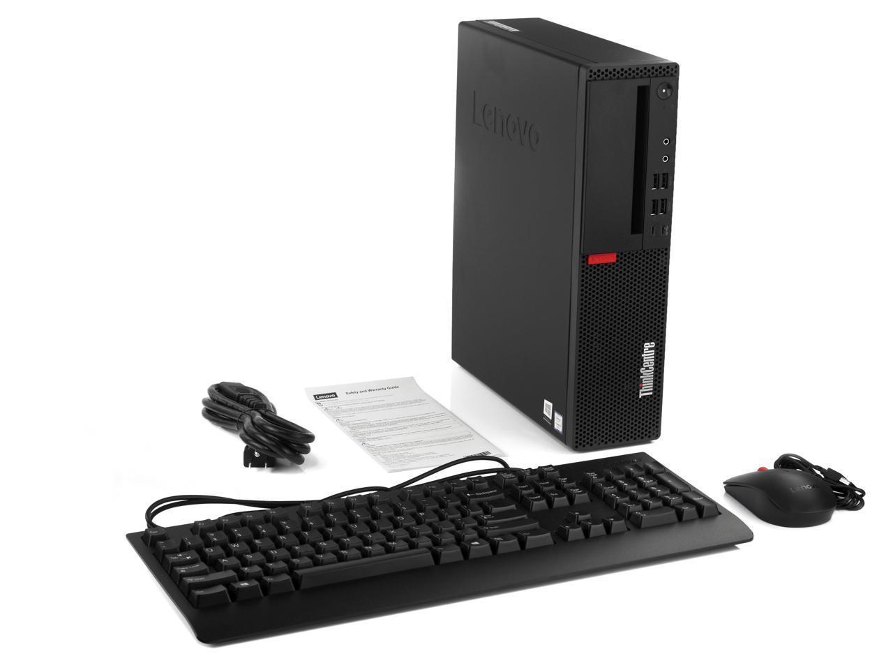 Lenovo ThinkCentre M910s SFF Business Desktop - Intel Core i5-6500 Quad-Core 3.2GHz, 8GB DDR4 RAM, 256GB SSD, WiFi, Windows 10 Pro | Triple Monitor Support with DisplayPort & VGA | Compact Office Computer for Small Business & Enterprise Use