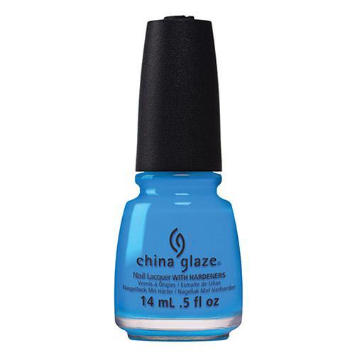 China Glaze DJ Blue My Mind Nail Polish - 0.5 oz / 15ml - #82606 - Vibrant Blue Nail Lacquer for Salon-Quality Manicures & Pedicures at Home or Professional Use