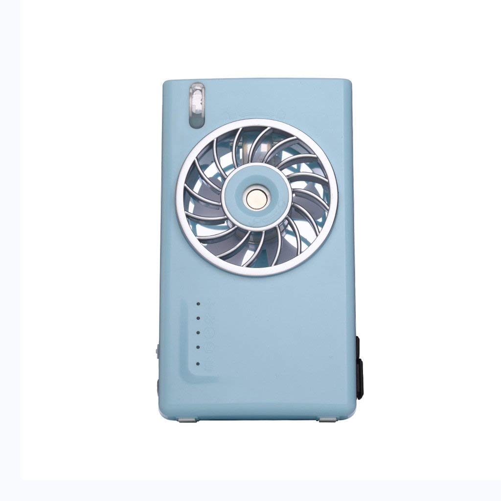 HTLLT Portable Mini USB Rechargeable Electric Desk Fan - Small Personal Cooling Fan for Students, Office, Dormitory, Bedside & Refrigerator | Quiet Battery Operated Air Circulator for Home, Work & Travel Use