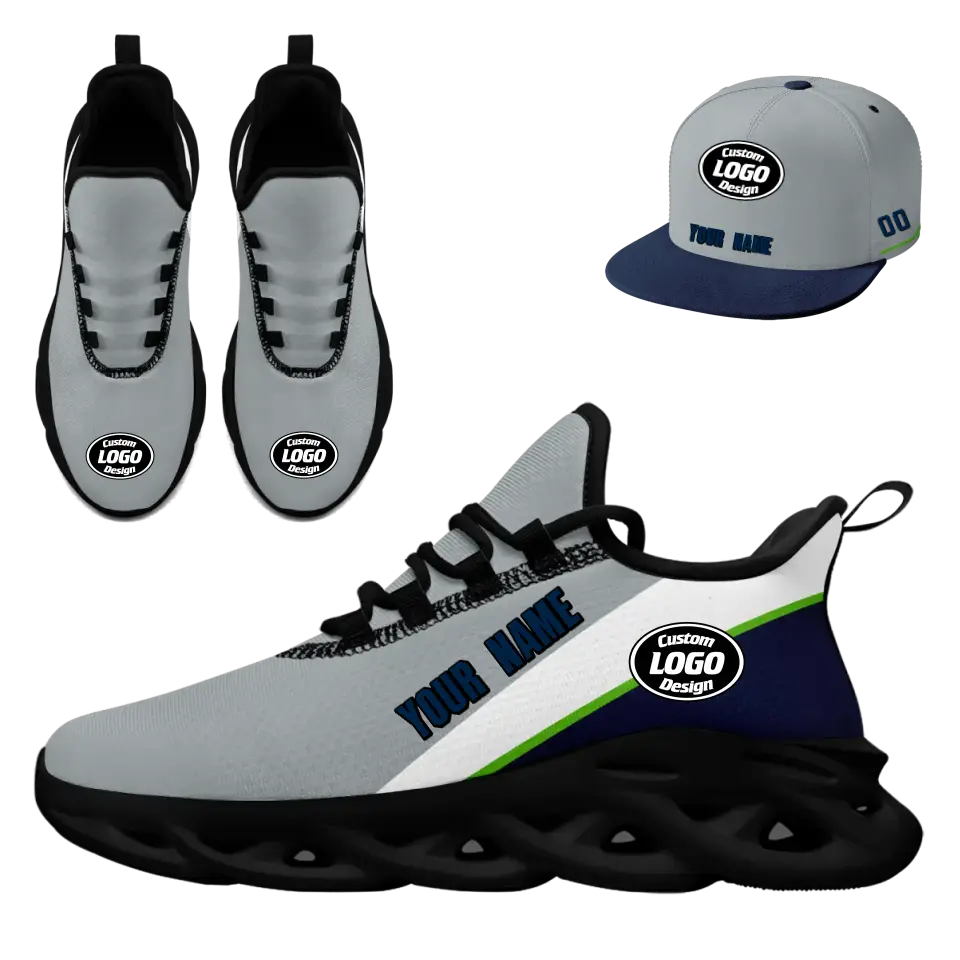 Custom Maxsoul Sneakers & Hat Combo - Personalized Athletic Shoes & Apparel Set for Gifts, Brand Promotions, Fan Festivals & Special Events - Ideal for Sports Enthusiasts, Corporate Giveaways & Themed Parties