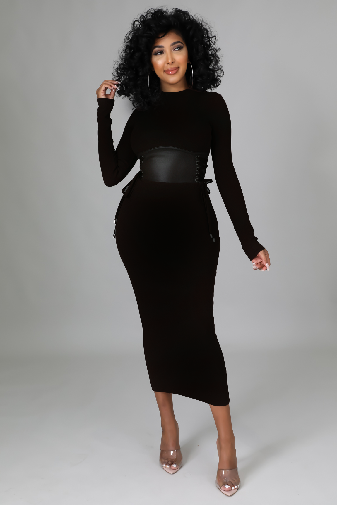 Jacquelyn Black Dress for Women - Elegant & Stylish Party Wear for Evening Events, Weddings & Special Occasions