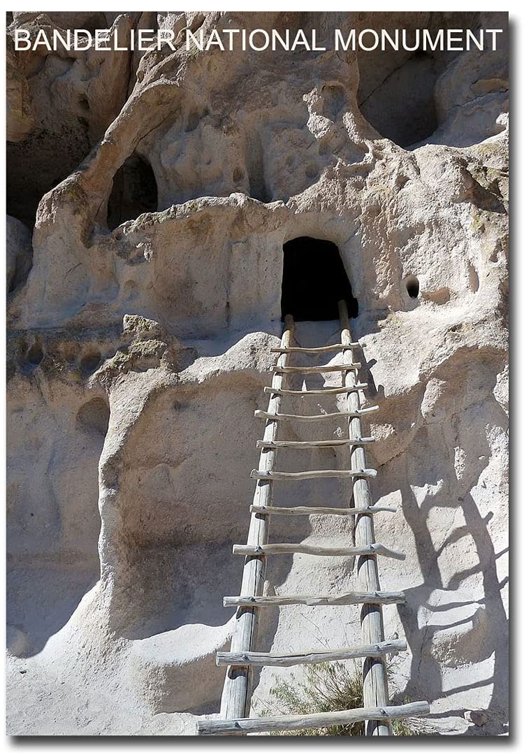 Bandelier National Monument Souvenir Fridge Magnet - 2.5