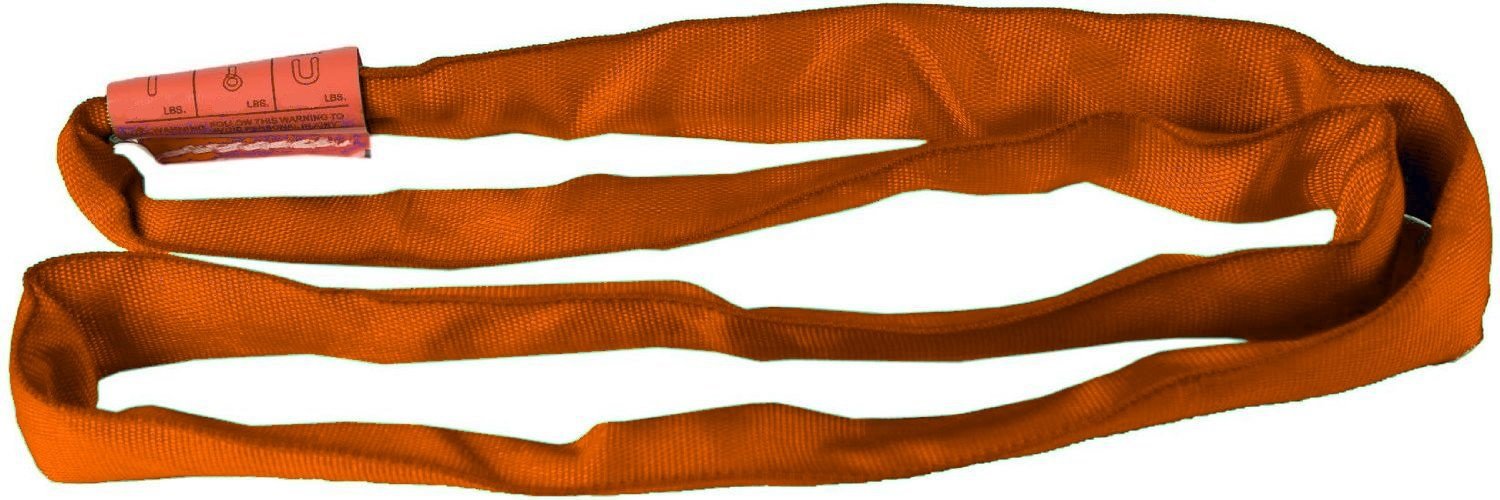 DR920 Round Sling - 31,000 lb Capacity, 20' Double Jacket Orange Lifting Sling for Heavy Duty Construction, Rigging & Industrial Applications