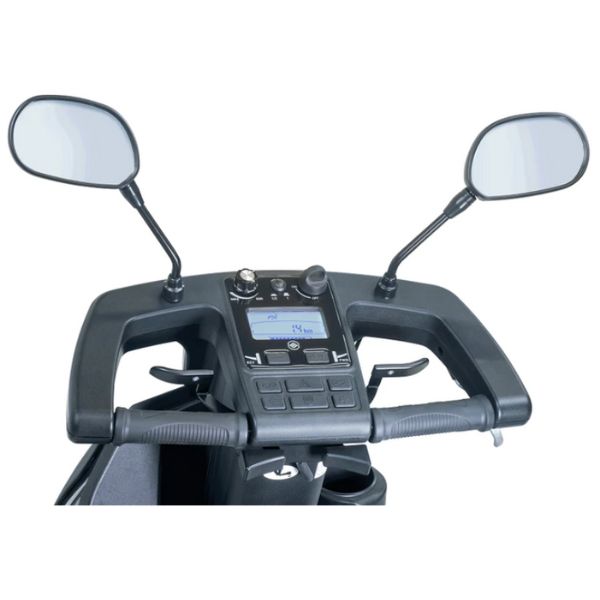 AFIKIM Afiscooter C4 Mobility Scooter with Hard Top Canopy - Weather Protection for Outdoor Use in Parks, Shopping & Neighborhoods