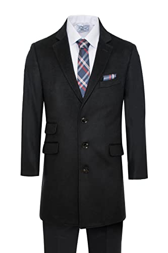 Black Wool Overcoat