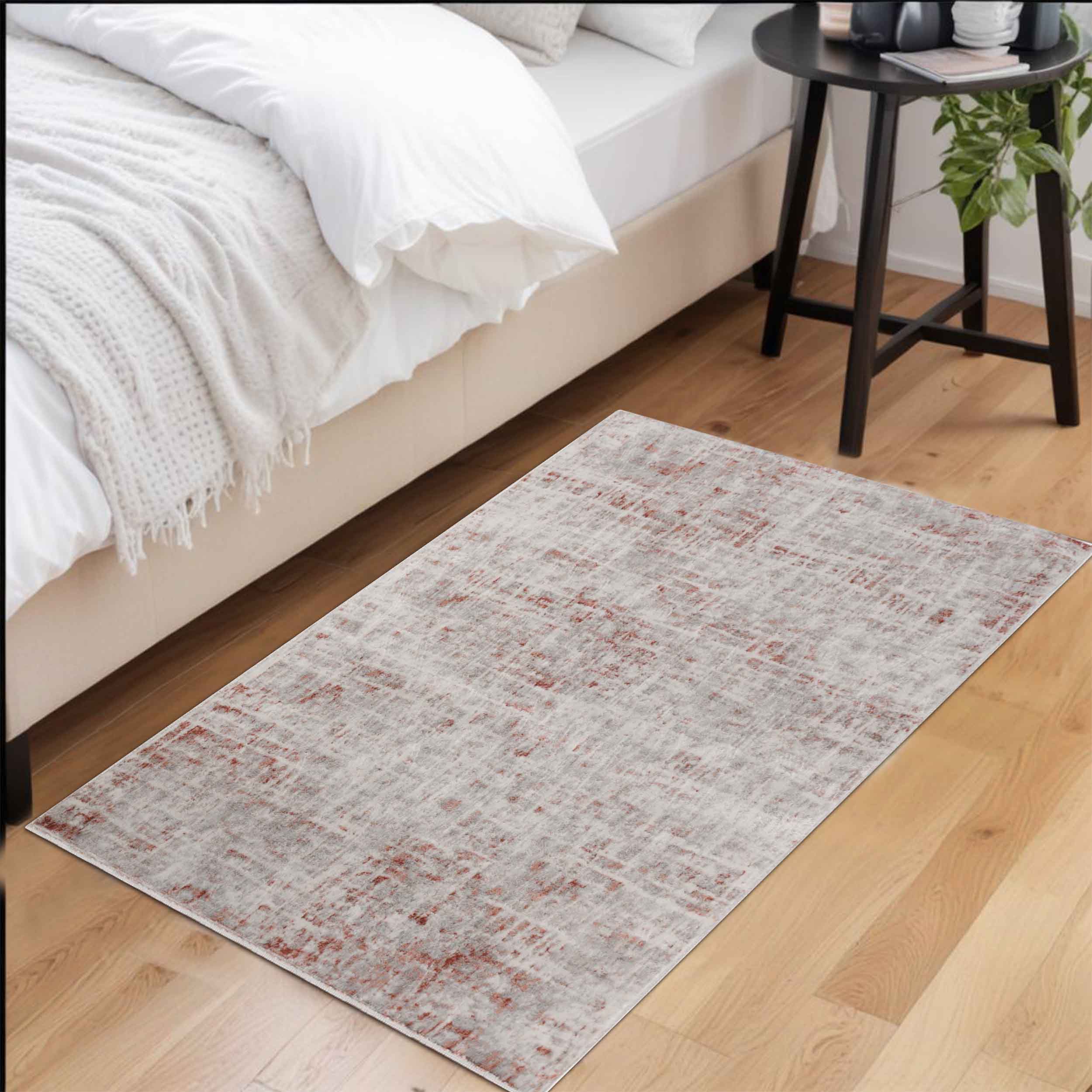 Stylish Acer Distressed Contemporary Abstract Modern Indoor Area Rug or Runner - Perfect for Living Room, Bedroom, and Home Decor