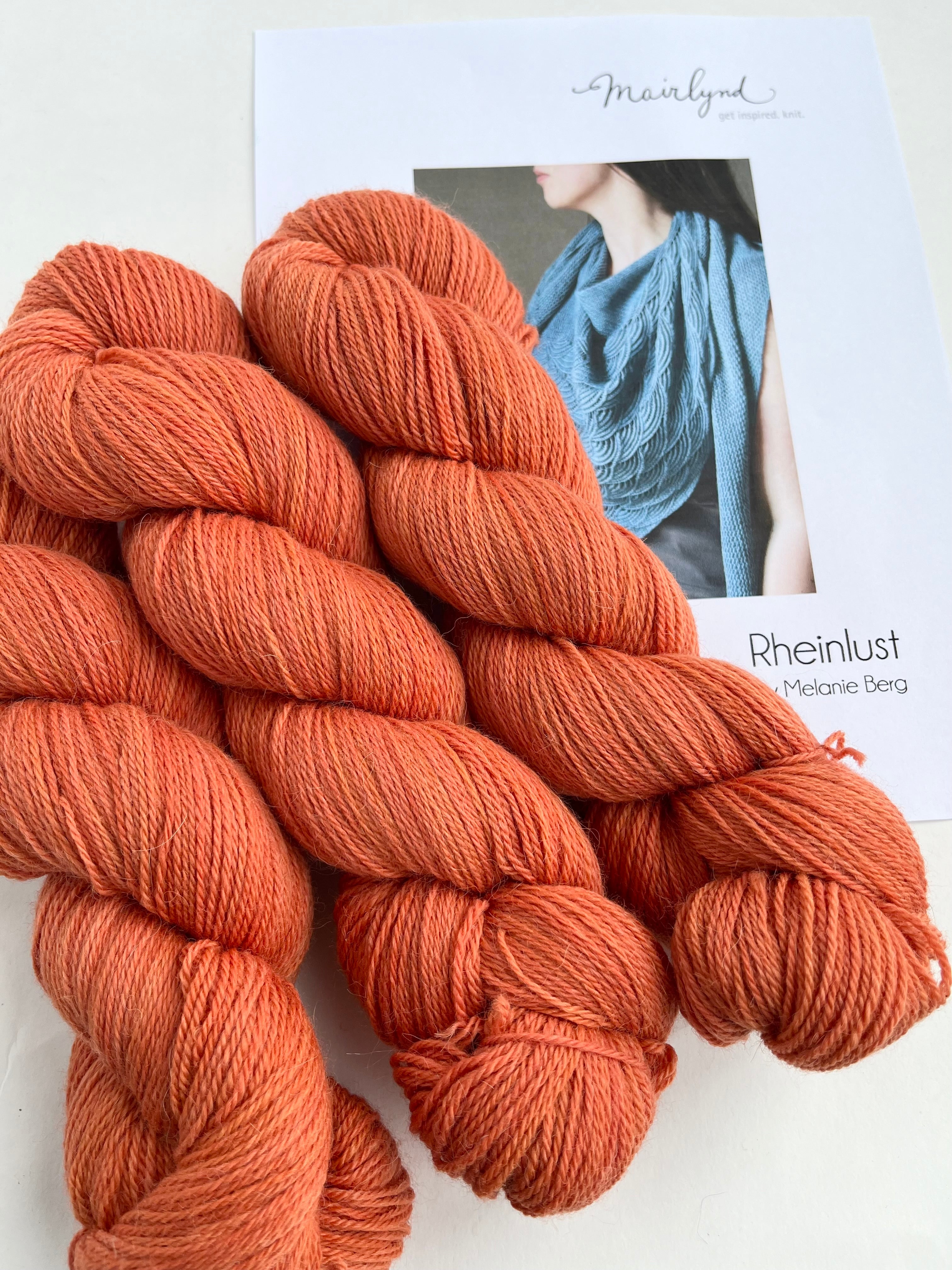Rheinlust Shawl Kit - Premium Knitting & Crochet Accessories for Women | Perfect for DIY Crafts, Gifts, and Cozy Winter Fashion