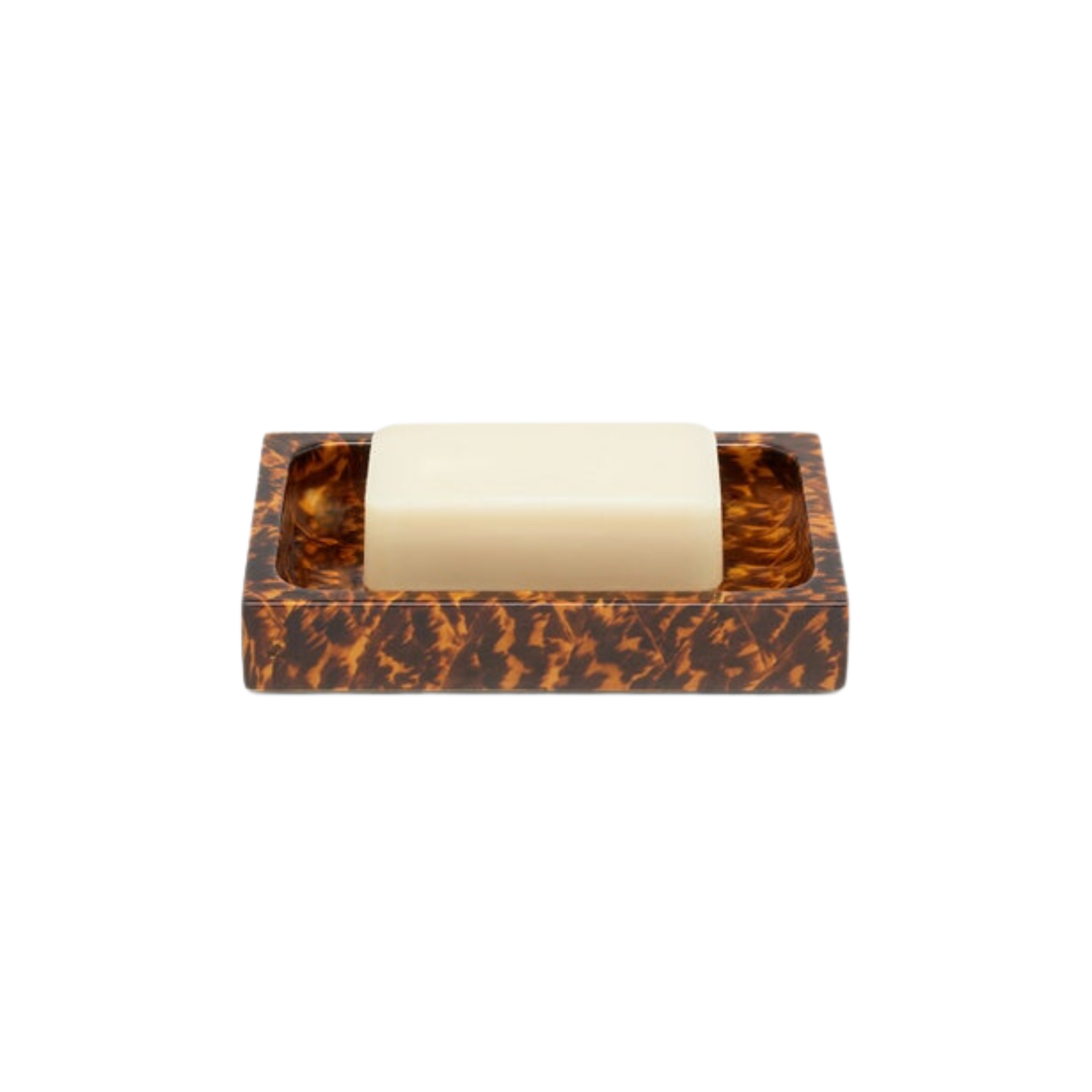 Carmel Soap Dish - Premium Ceramic Soap Holder for Bathroom, Kitchen Sink - Non-Slip Drainage Design for Bar Soaps - Perfect for Shower, Vanity, Spa, and Guest Bathroom Decor