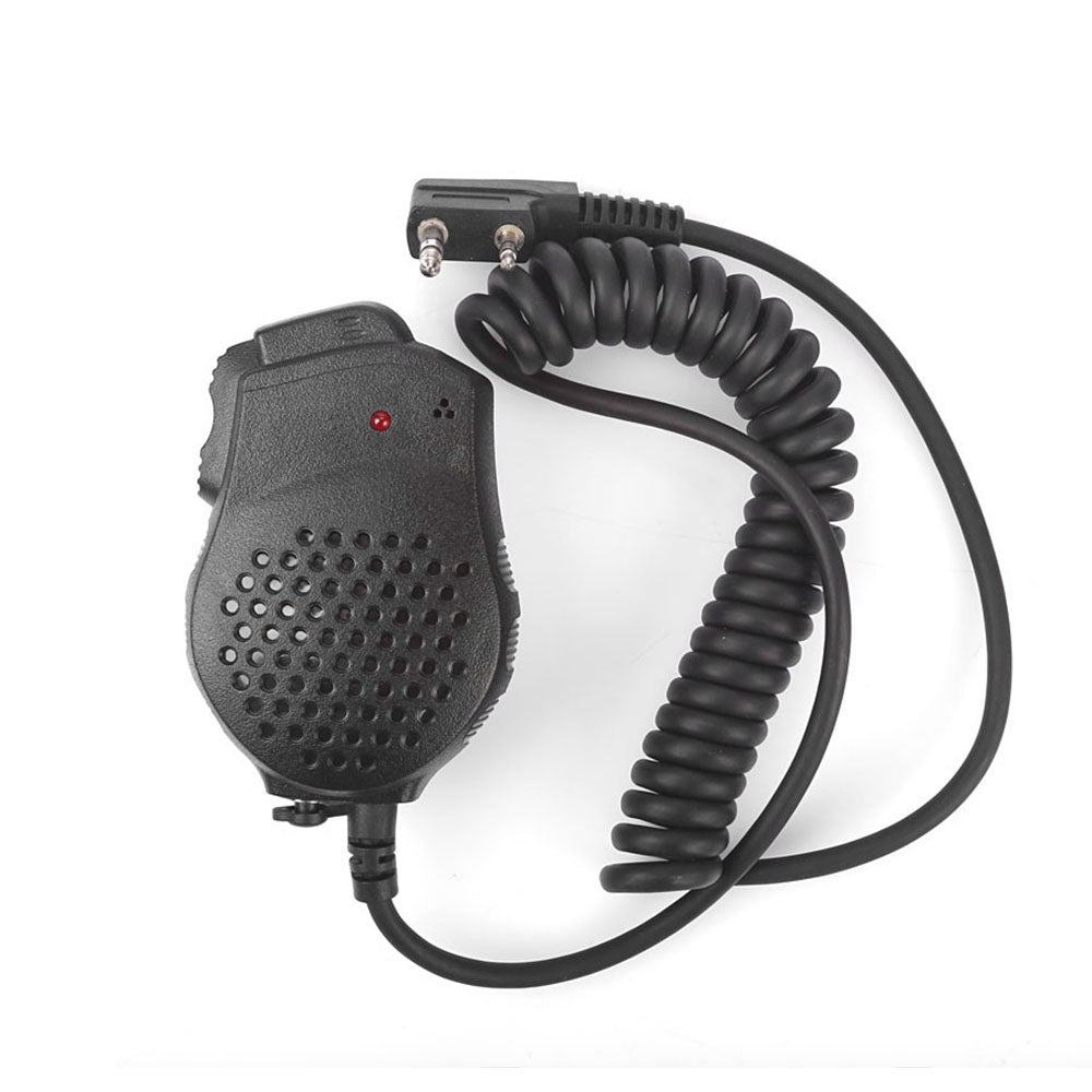Baofeng UV-82L UV-82X3 GT-5 Series Speaker Mic Headset with Dual PTT & K Plug - Compatible with Two-Way Radios for Outdoor, Security, and Emergency Communications [Discontinued]