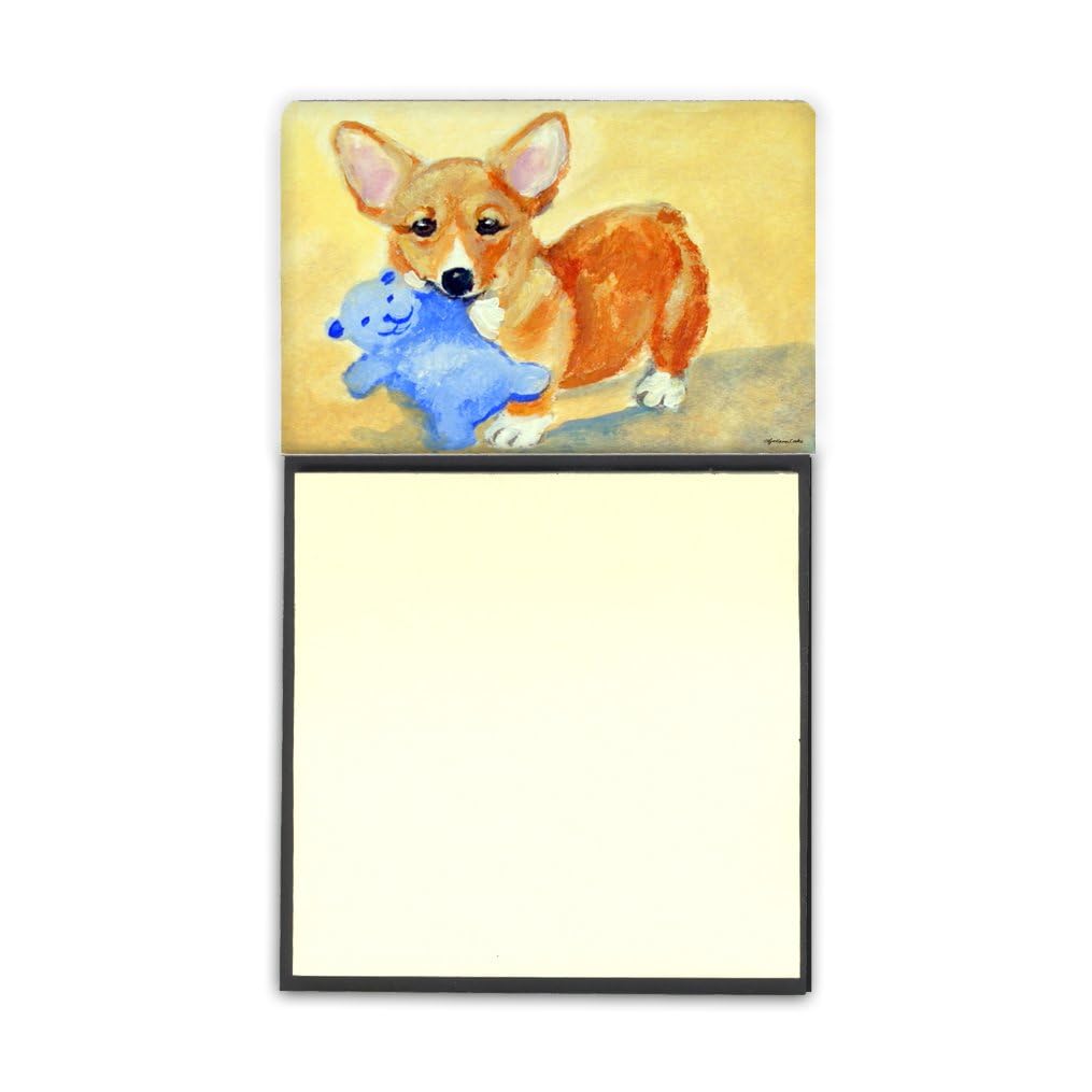 Caroline's Treasures Multicolor Desk Artwork Notepad Holder (7432SN) - Perfect for Office, Home & School Organization, Gift Idea for Professionals & Students