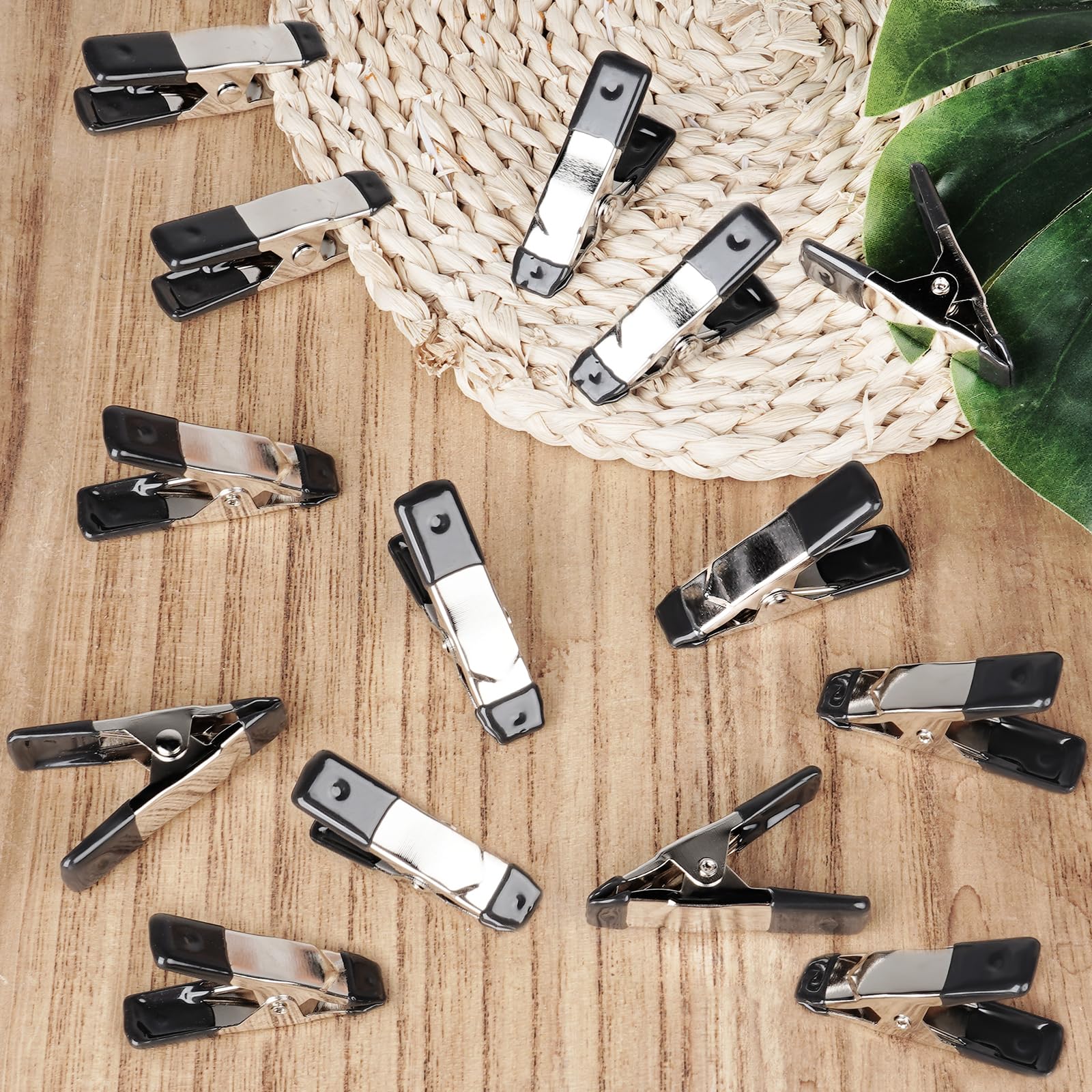 30 Pcs Heavy Duty 2 Inch Small Spring Clamps - Metal Mini Clips for Crafts, Woodworking, Photography, Backdrop & Greenhouse (3/4 Inch Opening) - Perfect for DIY Projects, Home Organization & Garden Maintenance