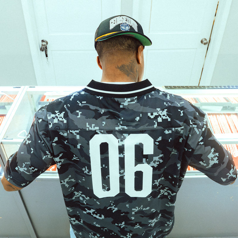 Camouflage Soccer Jersey for Political Supporters - Perfect for Game Days, Rallies & Fan Events