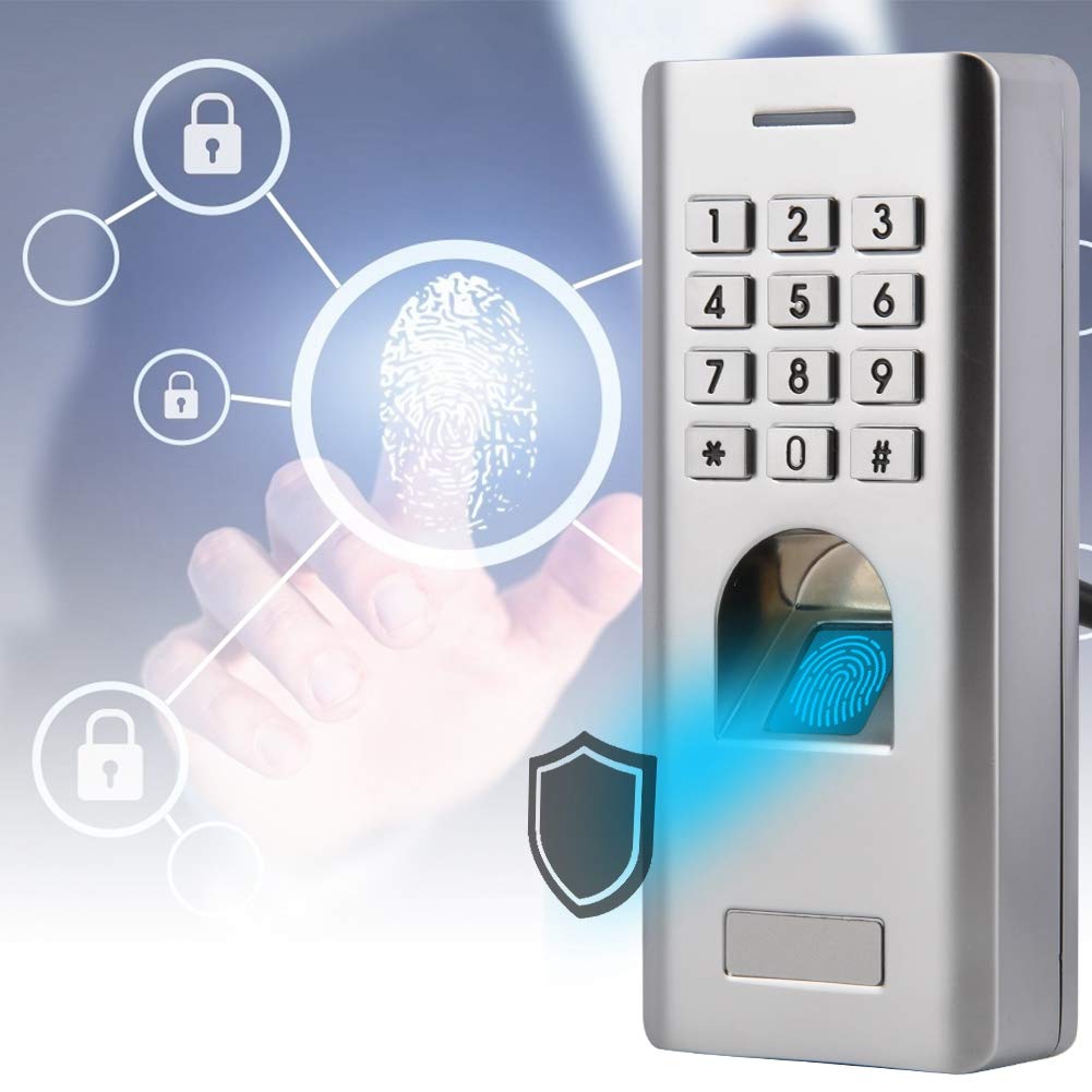 Biometric Fingerprint Door Lock - Smart Electronic Metal Keyless Entry System for Home & Office | Secure Access Control with Fingerprint Unlock Technology | Ideal for Apartments, Offices & Commercial Spaces