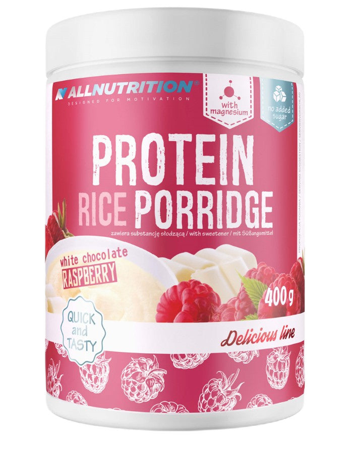 Allnutrition Protein Rice Porridge 400g - High Protein Breakfast Meal for Weight Loss & Muscle Gain - Perfect for Post-Workout Recovery & Healthy Diet Plans