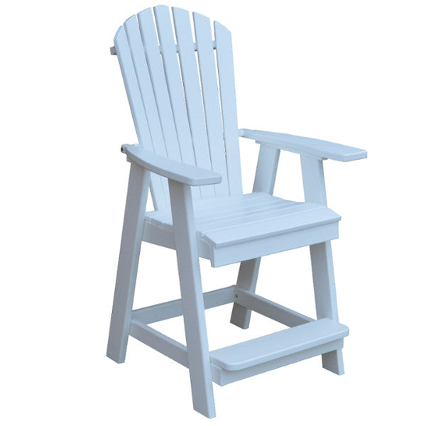 Fanback Counter Chair - Sturdy & Comfortable Bar Stool for Kitchen Island, Breakfast Nook & Home Bar | Adjustable Height & Swivel Seat | Modern Dining Furniture for Restaurants & Cafes