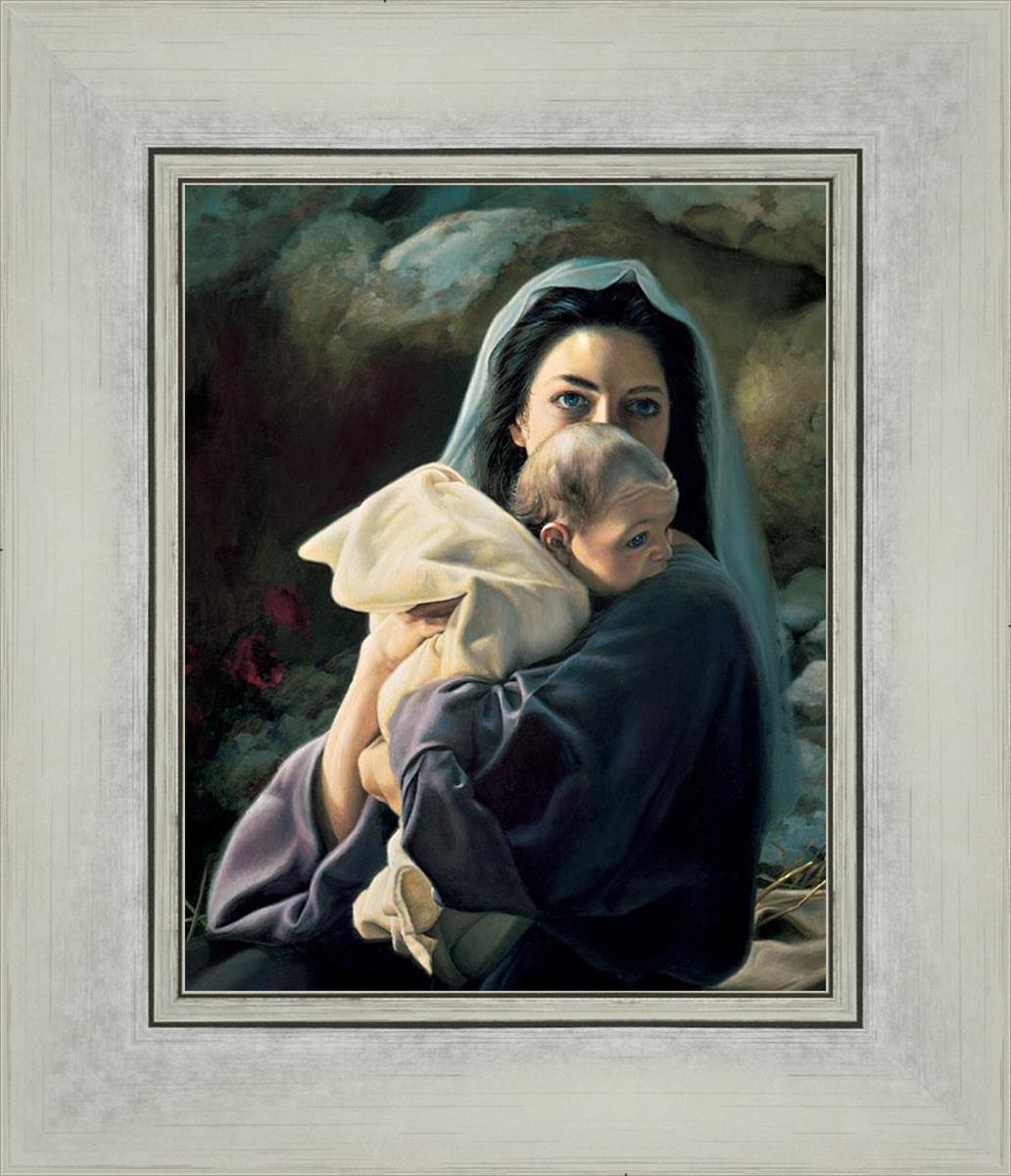 Be It Unto Me Religious Painting by Liz Lemon Swindle - Inspirational Christian Art for Home, Church & Office Decor