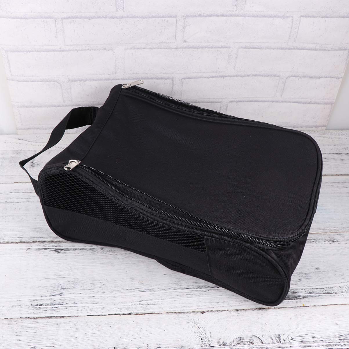 LIOOBO Breathable Shoe Storage Bags with Zipper - Portable Shoe Pouches for Travel, Sports & Golf Shoes - Perfect for Gym, Hiking & Shoe Organization