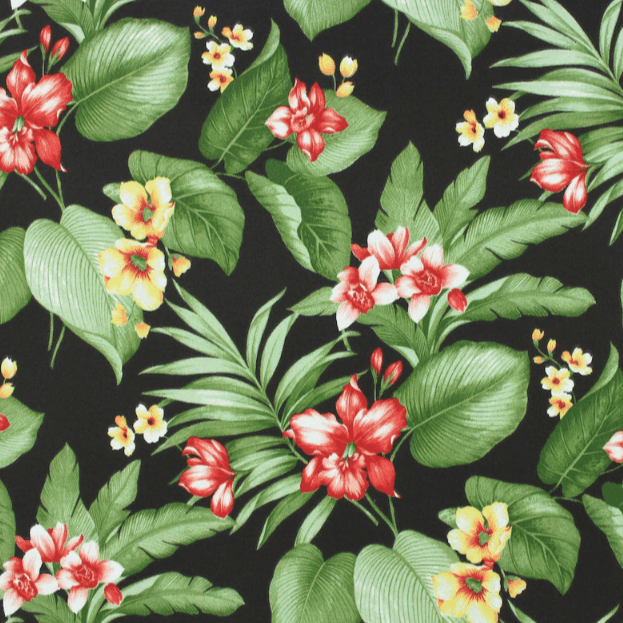 Premium Davilla Noir Outdoor Fabric - Waterproof, UV-Resistant, Durable for Patio Furniture, Cushions, and Awnings | Perfect for Outdoor Decor and Weatherproofing