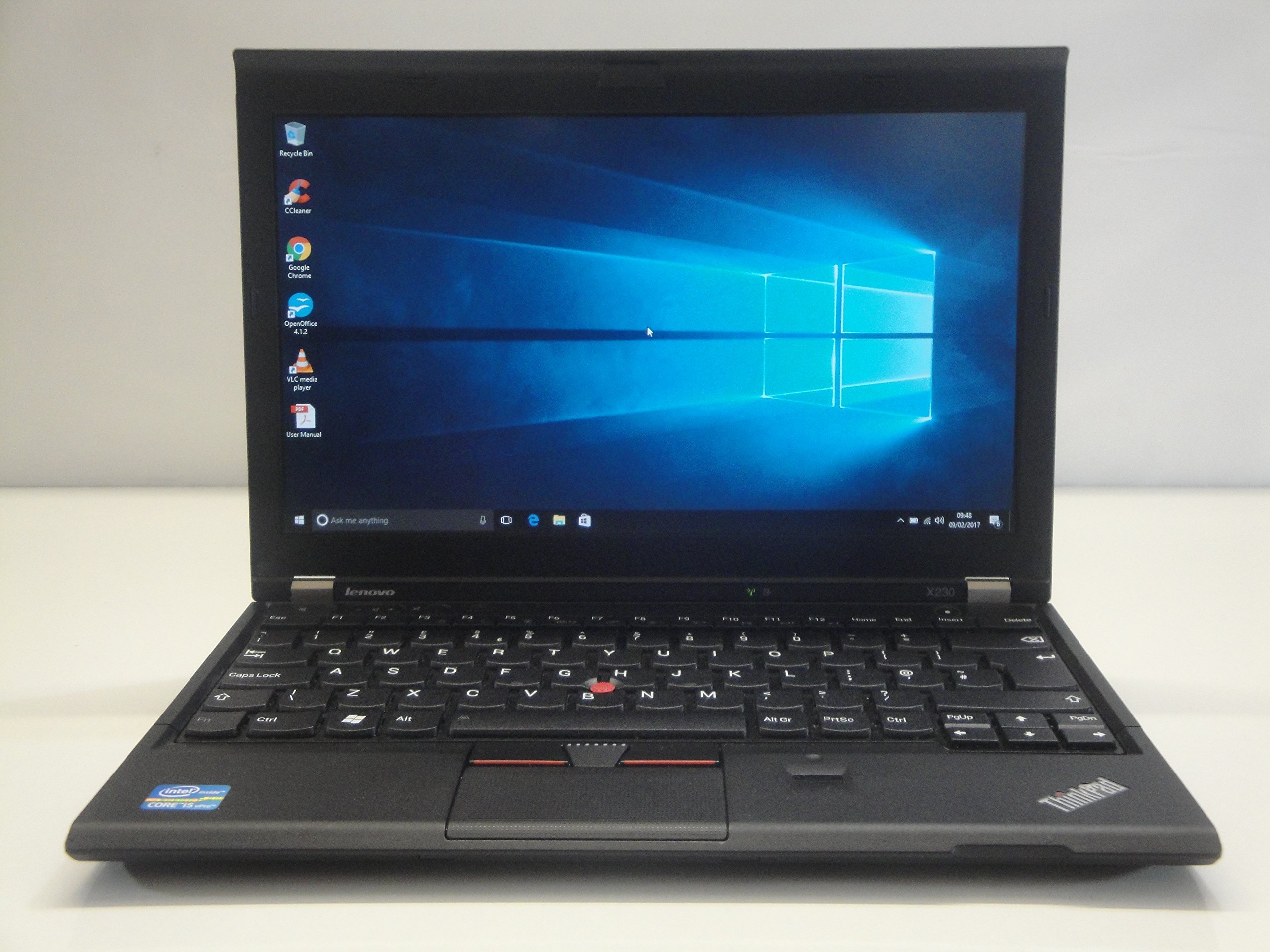 Lenovo X230 12-inch Laptop - Intel Core i5-3320M 2.6GHz (3rd Gen), 8GB RAM, 320GB HDD, WiFi, Windows 10 Pro 64-bit (Certified Refurbished) - Perfect for Business, School & Remote Work