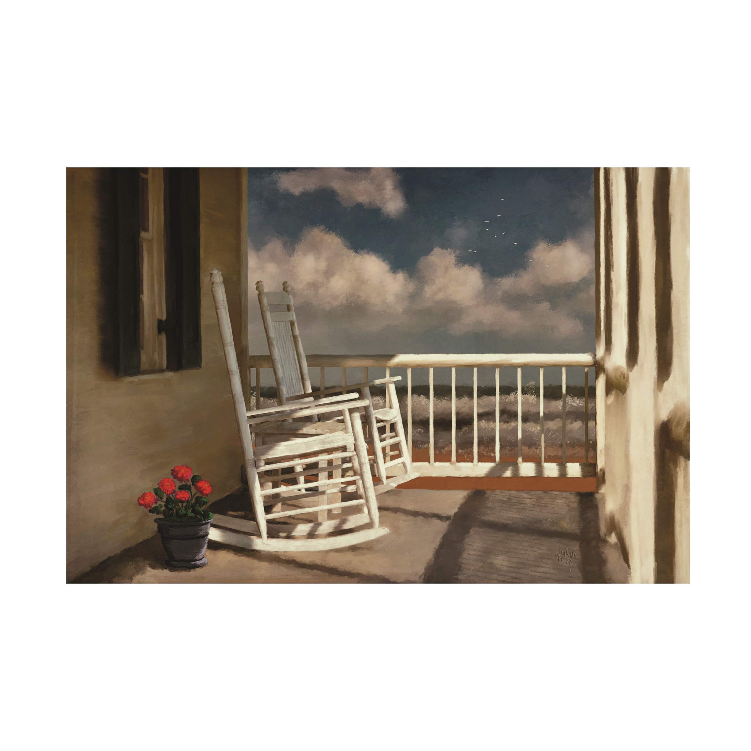 Trademark Fine Art 'Perfect Afternoon' by Lois Bryan - 16x24 Inch Wall Art Print, Photography & Digital Artwork for Living Room, Bedroom & Office Decor