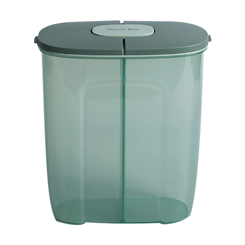 Jchen 1-Pack Airtight Food Storage Containers with Lids - Clear Plastic Grain & Dry Goods Storage Bins for Kitchen Pantry Organization - Perfect for Cereal, Rice, Pasta, Flour & Baking Supplies