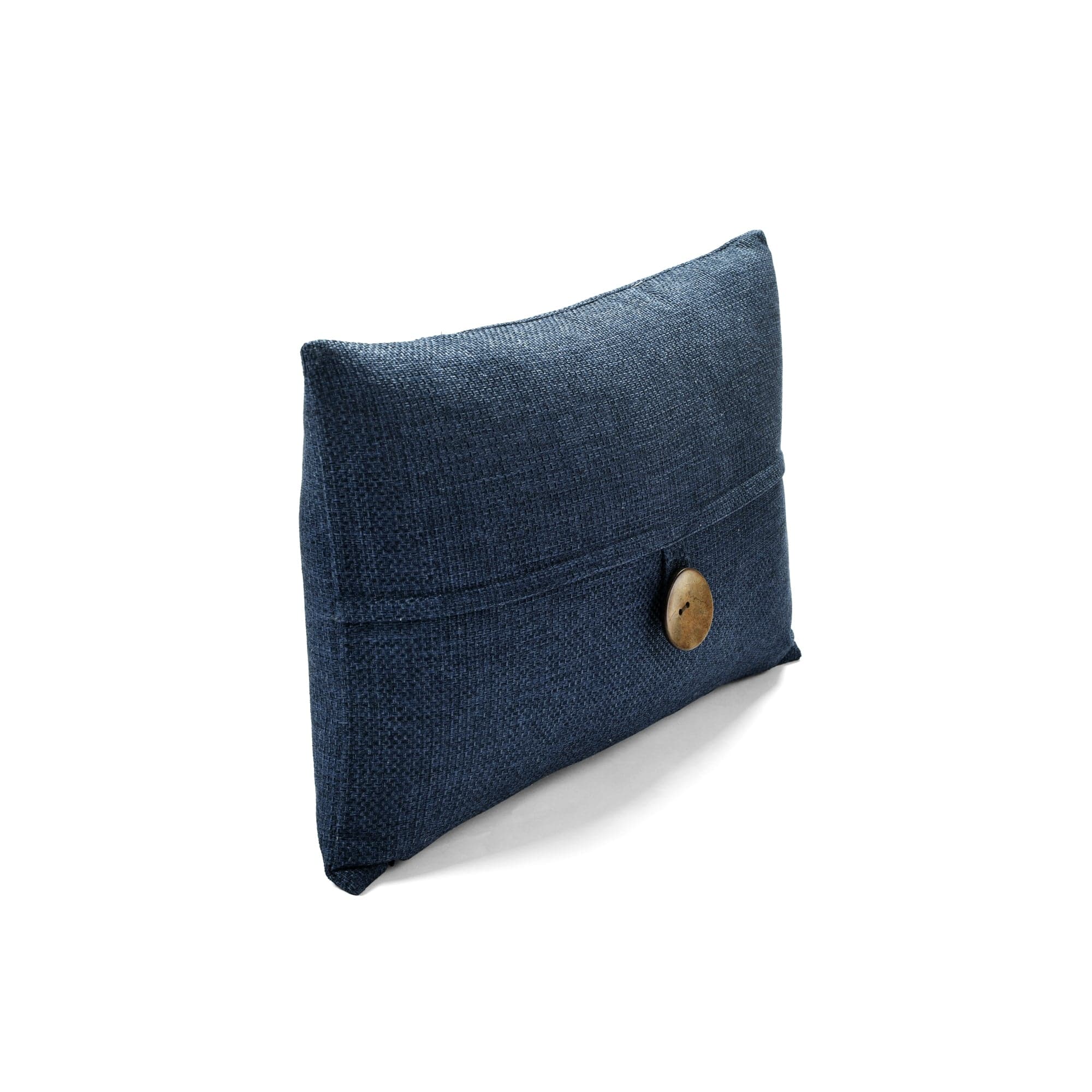 Linen Texture Woven Button Decorative Pillow Cover - Soft Bohemian Style Cushion Case for Sofa, Bed, Living Room & Home Decor
