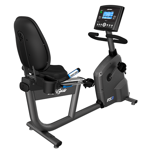 Life Fitness RS3 Recumbent Exercise Bike for Home Gym - Low-Impact Cardio Workout for Seniors & Rehabilitation | Perfect for Small Spaces & Indoor Cycling Training