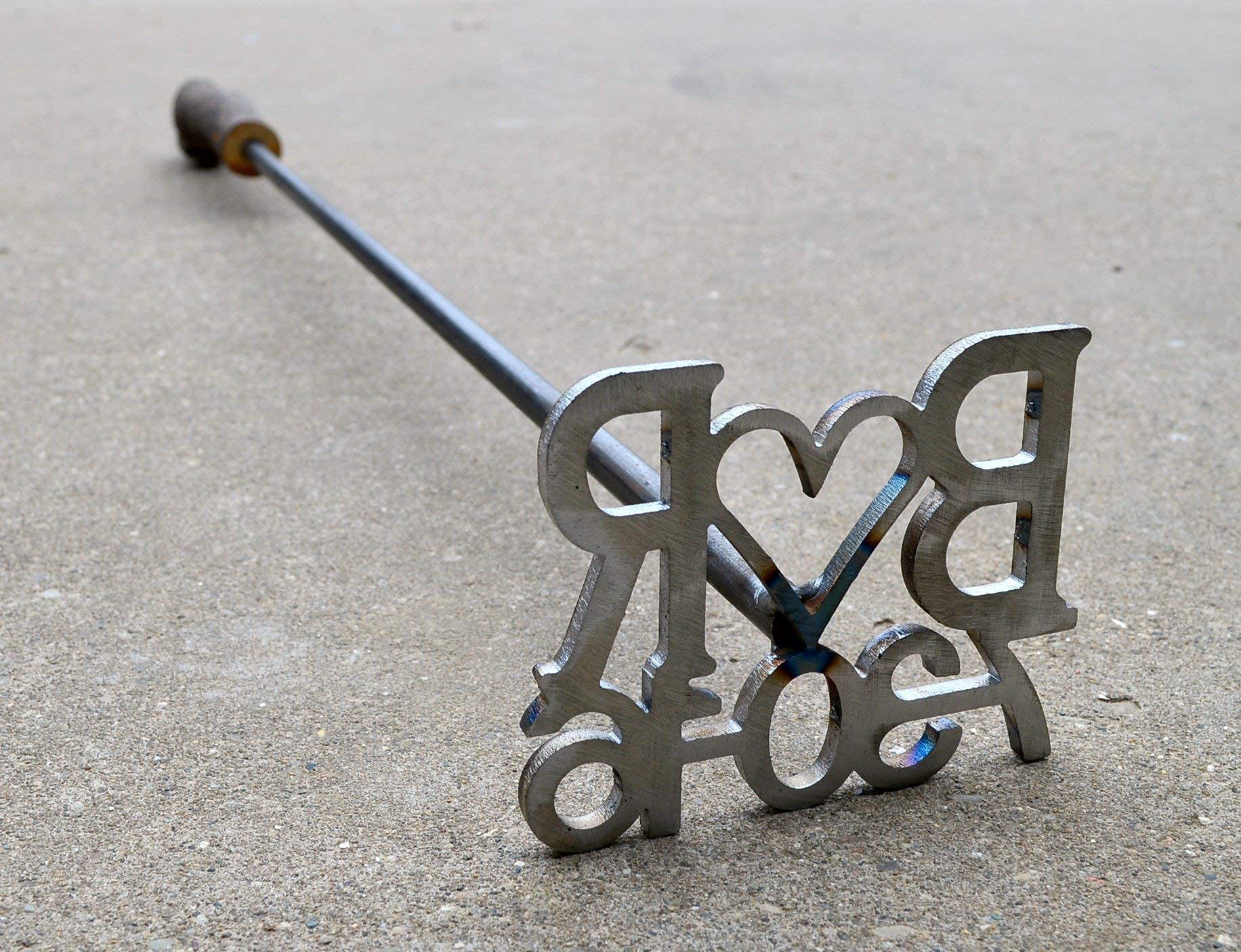 Personalized Custom Branding Iron with Initials, Heart & Date - Engraved Wedding Brander for Branding Ceremony, Unique Anniversary Gift for Couples - Perfect for DIY Wood Burning, Leather Crafting & Personalized Gifts