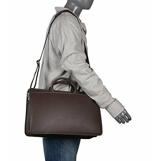 Premium Platinum Edition Executive Briefcase - Professional Leather Laptop Bag for Business & Travel - Perfect for Office, Meetings & Corporate Gifting