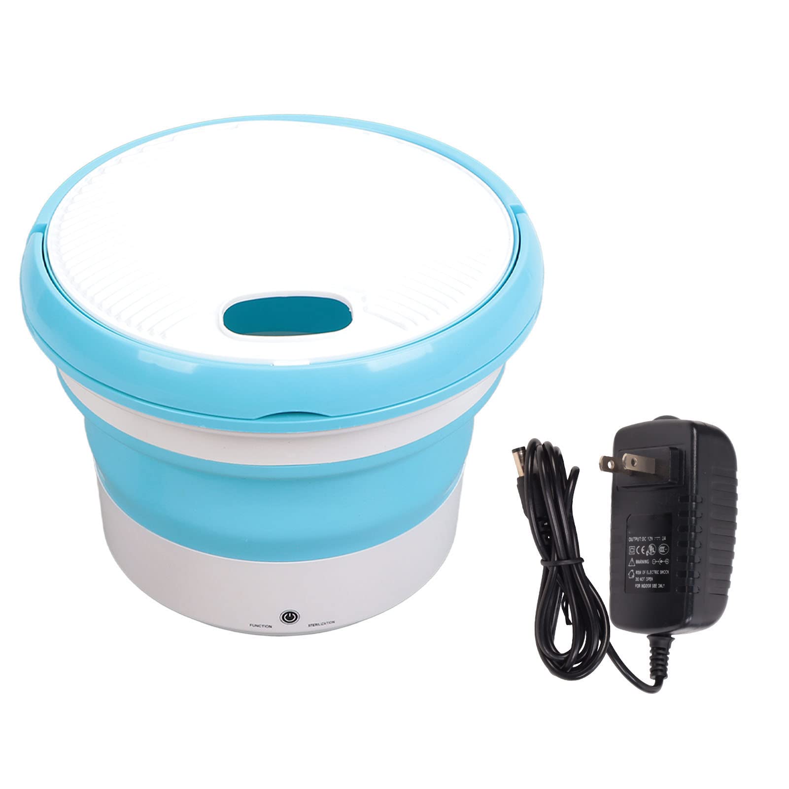 Portable Washing Machine 7.0L - Foldable Mini Washer with Ultrasonic & Ozone Technology for Baby Clothes, Underwear, Socks - Perfect for Apartments, Dorms, Camping & Travel - Compact Laundry Solution for Small Spaces & On-the-Go Use