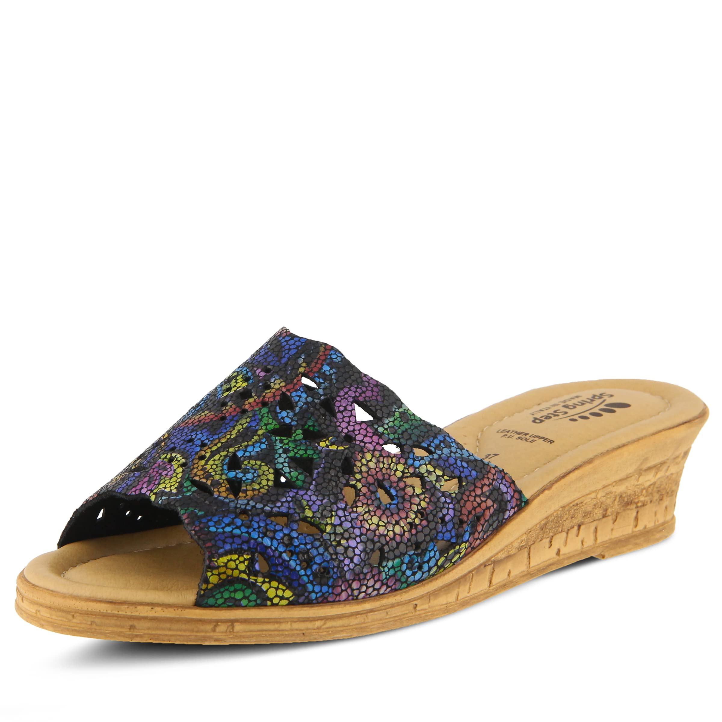 Women's ESTELLA Fashion Wedge Slide Sandals - Comfortable Spring & Summer Casual Shoes for Beach, Vacation & Everyday Wear