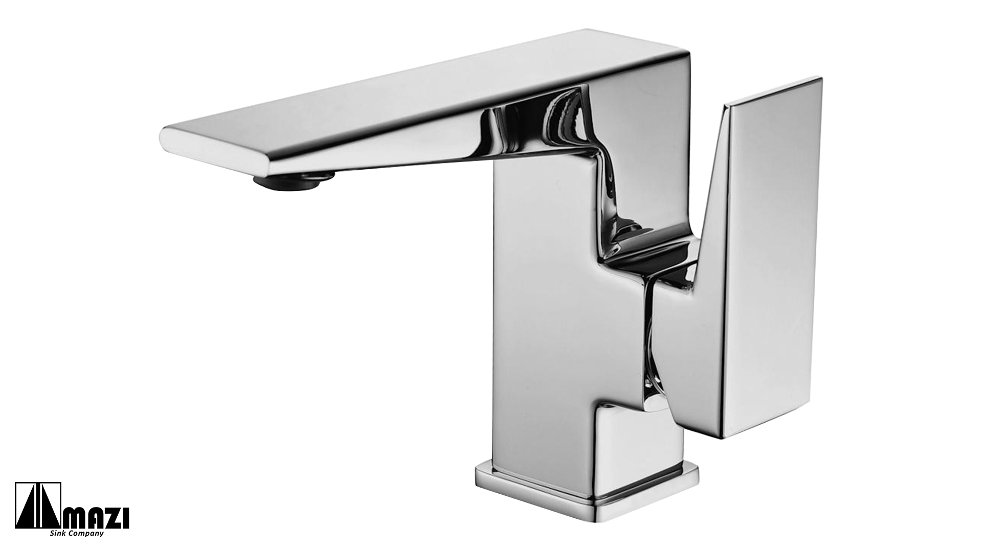Modern Bathroom Vessel Faucet - Single Hole Deck Mount Sink Faucet with High Arc Spout, Brushed Nickel Finish (Model 10018) - Perfect for Vanity Sinks, Powder Rooms & Contemporary Bathroom Decor