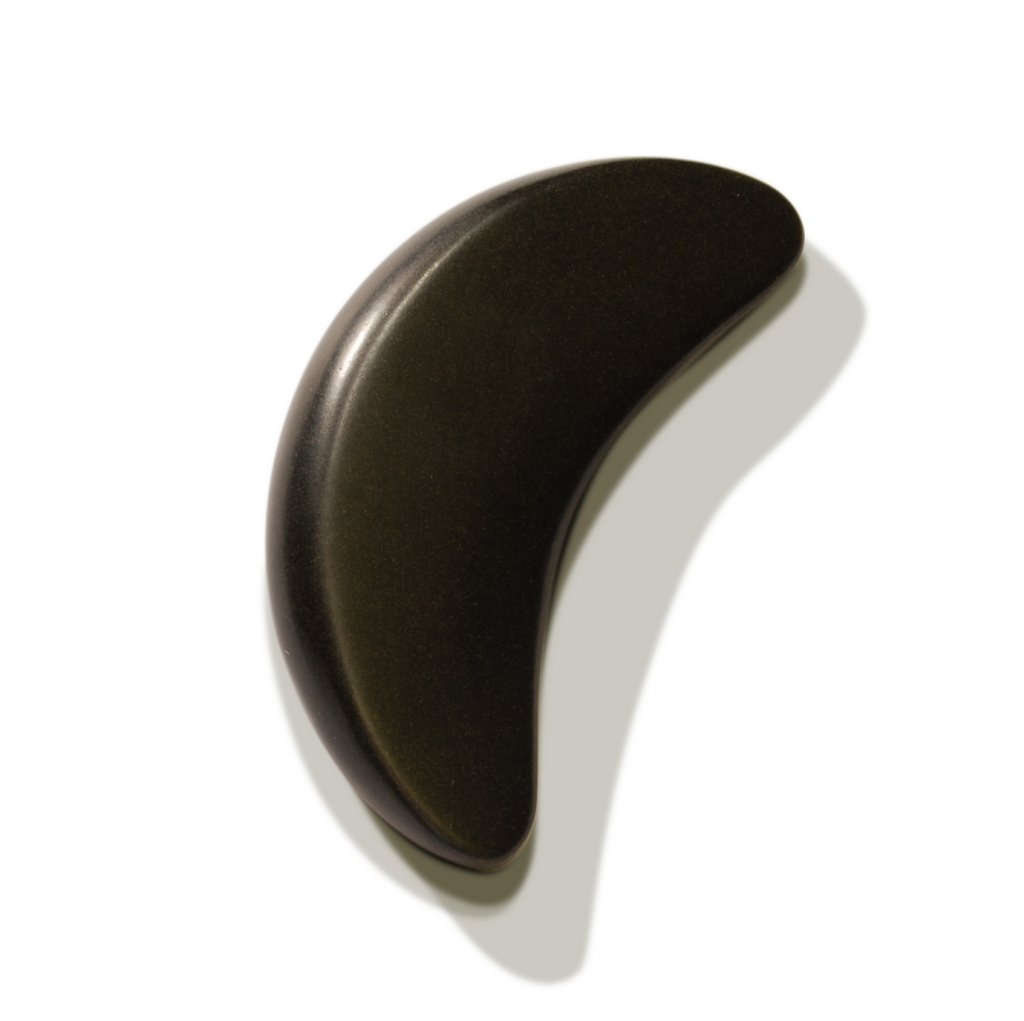 Premium Large Crescent-Shaped Basalt Stones for Hot Stone Massage Therapy - 2-Piece Set | Relaxing Spa Treatment for Back, Neck & Shoulder Pain Relief