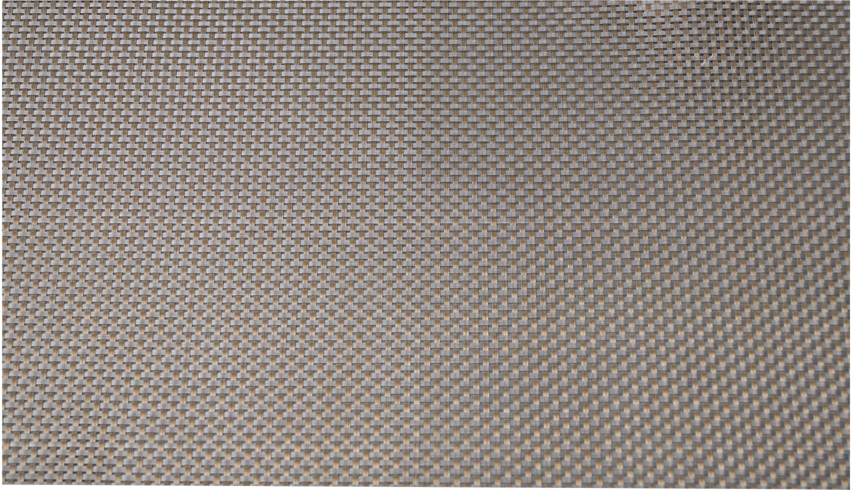 Premium SNAP DRAPE Cityscape Vinyl Placemats - Set of 12 Reusable Plastic Table Mats (12x16 Inches, Bronze) for Dining Tables, Kitchen Countertops & Restaurant Use - Heat-Treated Edges for Durability