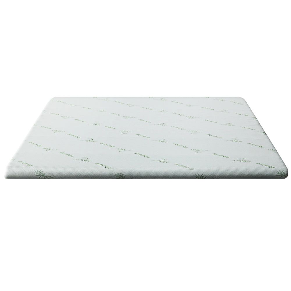 Cool Gel Memory Foam Mattress Topper 5cm - Single Size for Pressure Relief & Temperature Regulation | Perfect for Hot Sleepers, Back Pain Relief & Guest Bed Comfort